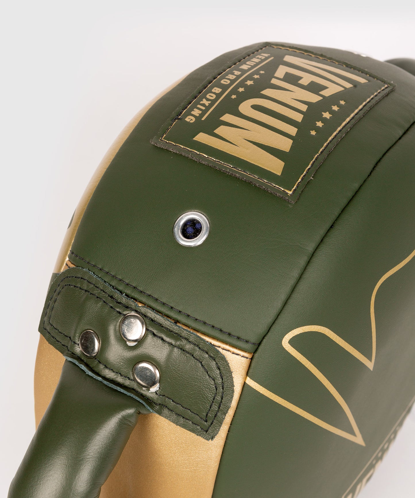 Venum Pro Boxing Mini Rundschild - Khaki/Gold