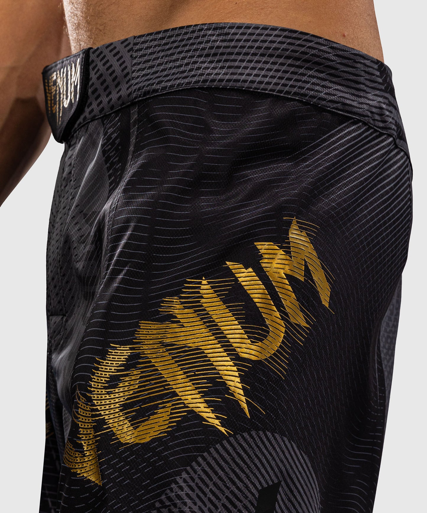 Venum Galactic 3.0 Fight Shorts - Black/Gold