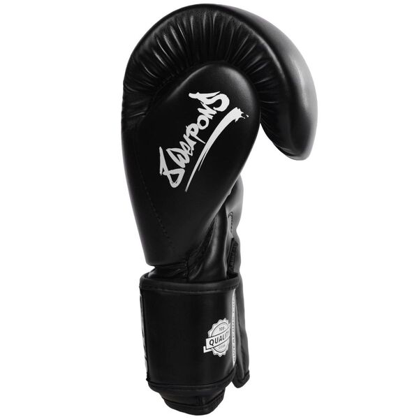 GANTS DE BOXE - 8 WEAPONS PURE BLACK - Noir/Blanc