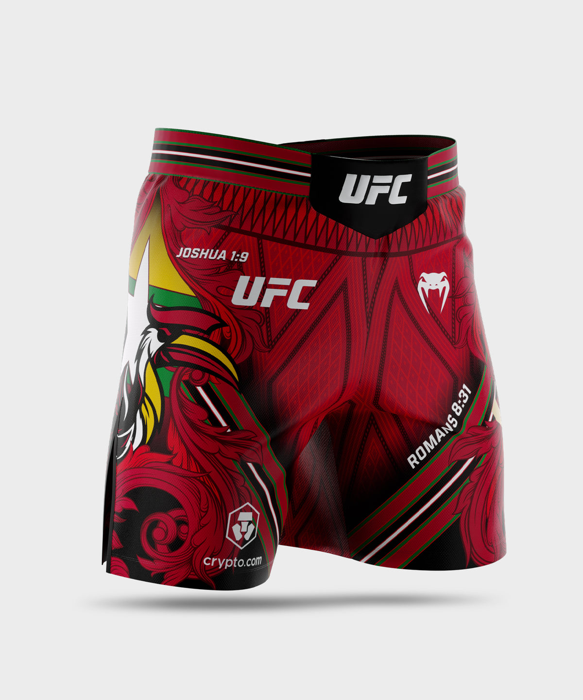 Men’s UFC Adrenaline Unrivaled by Venum Red Josh Van Short Fit Fight Short