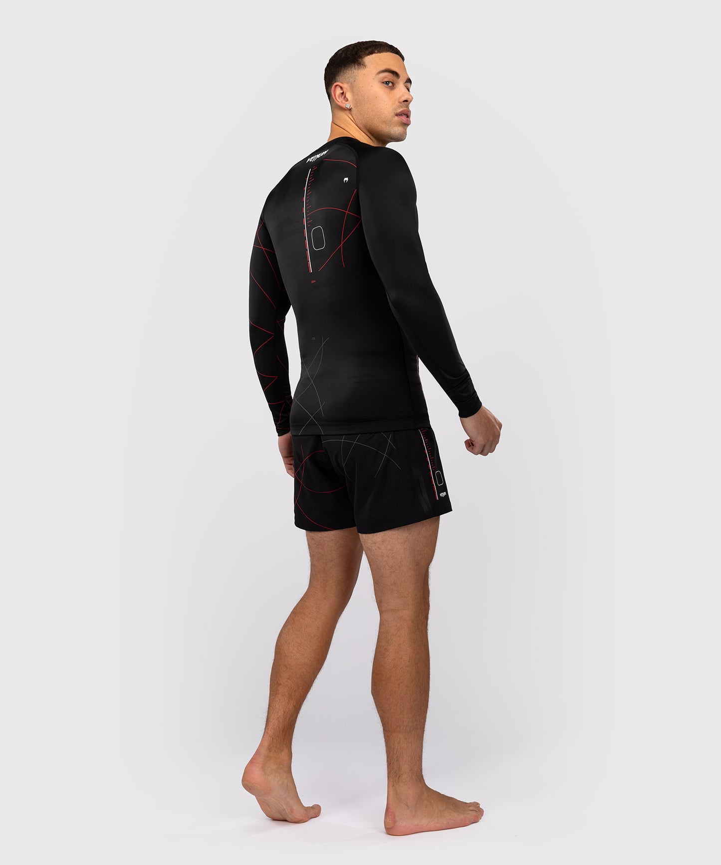Rashguards Venum Tactical XT Long Sleeve - Black/Fire Red