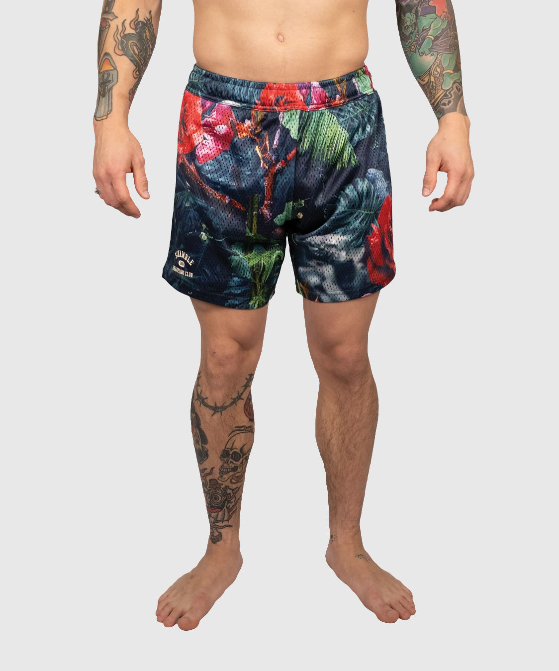 Scramble Mesh Ohana Camo Pantaloncini da Grappling - Nero
