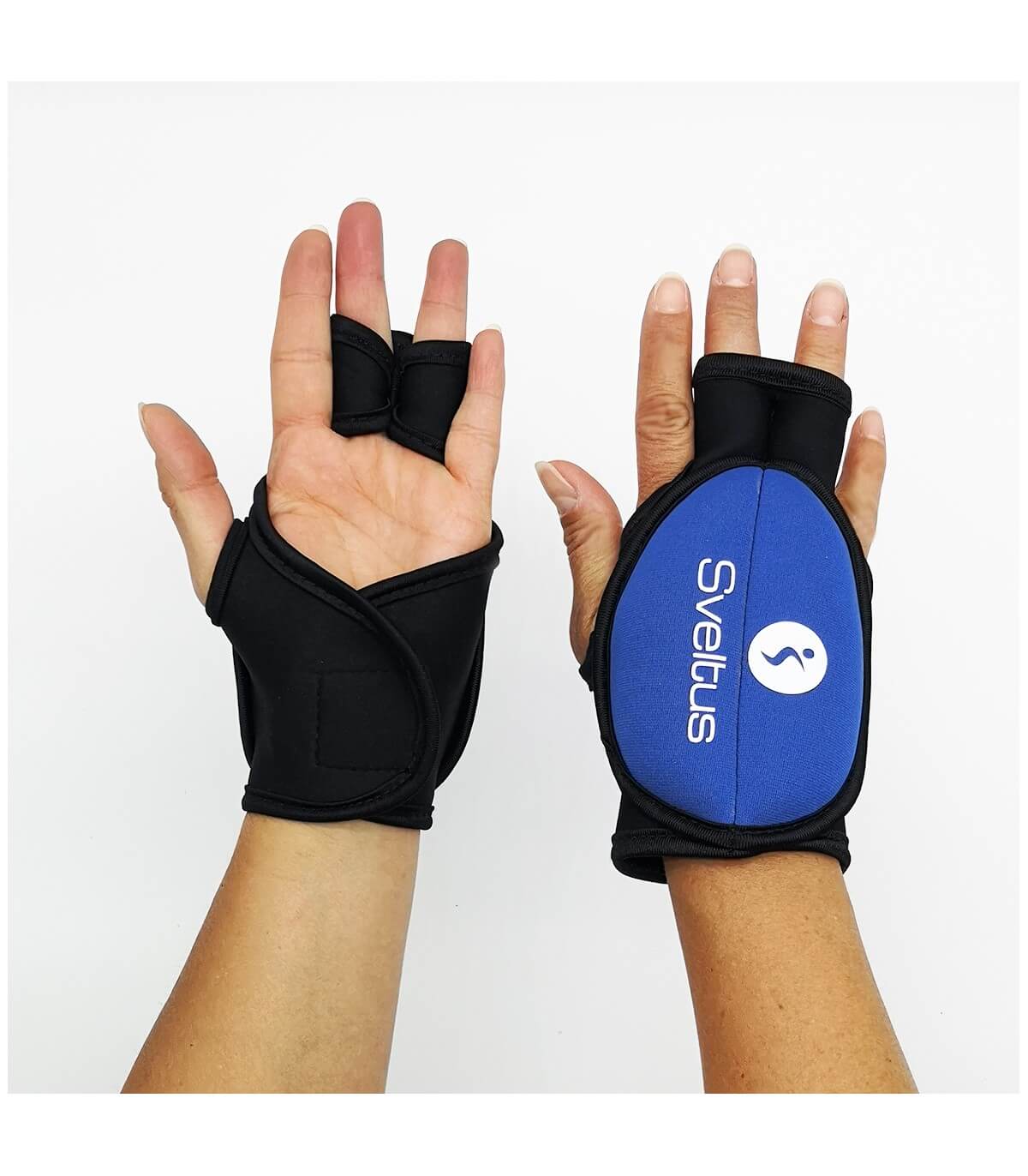 Sveltus Piloxing Handschuhe - 500 g - 2er Set - Blau/Schwarz