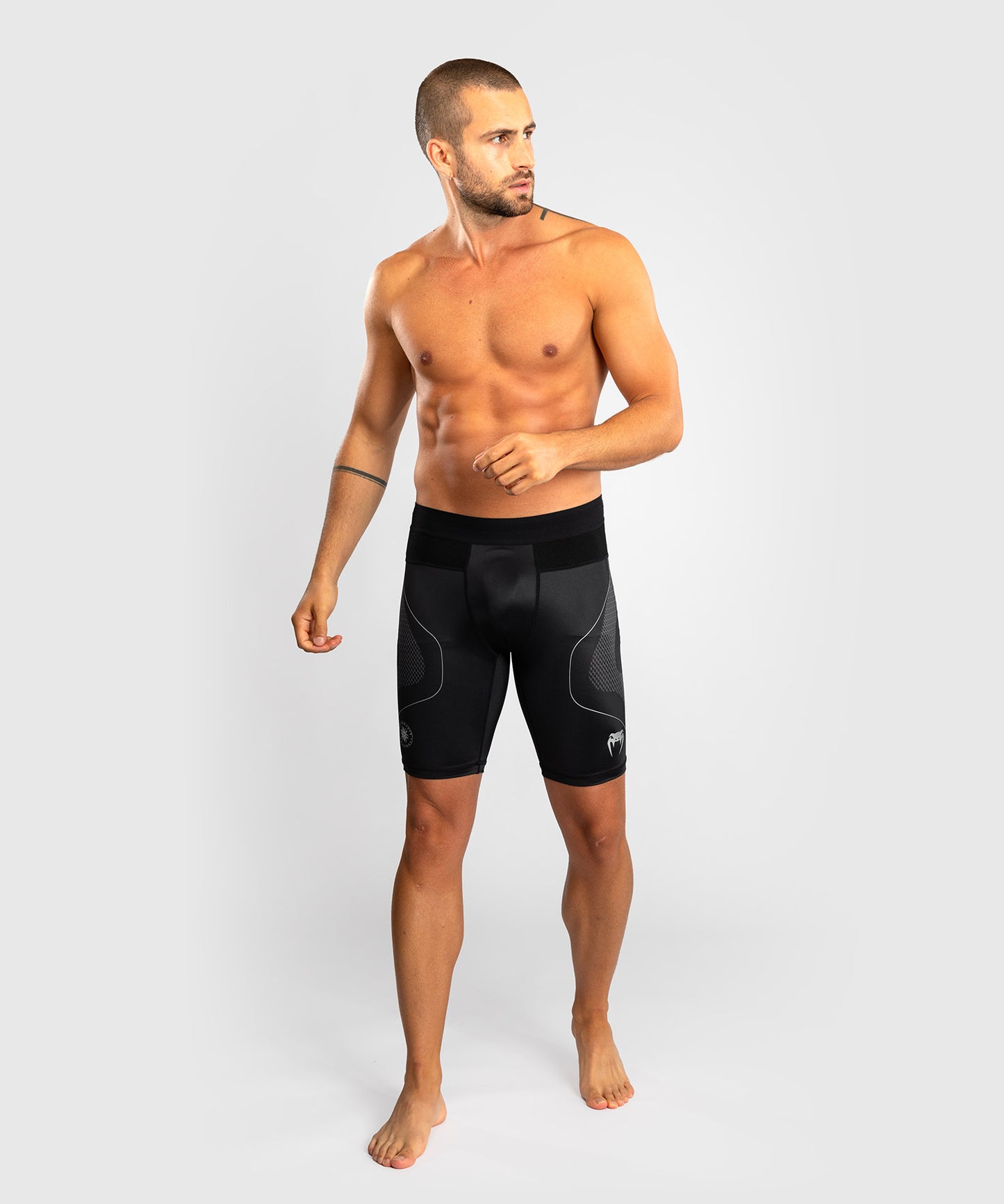 Short de Compression Venum Nexus – Noir/Argent