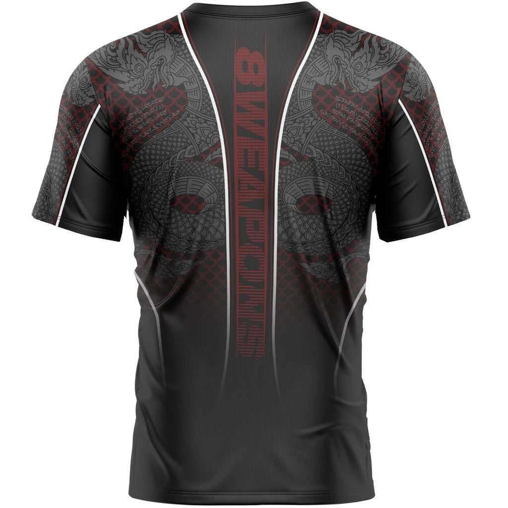 T-Shirt 8 Weapons Functional Naga Yant - Noir/Rouge