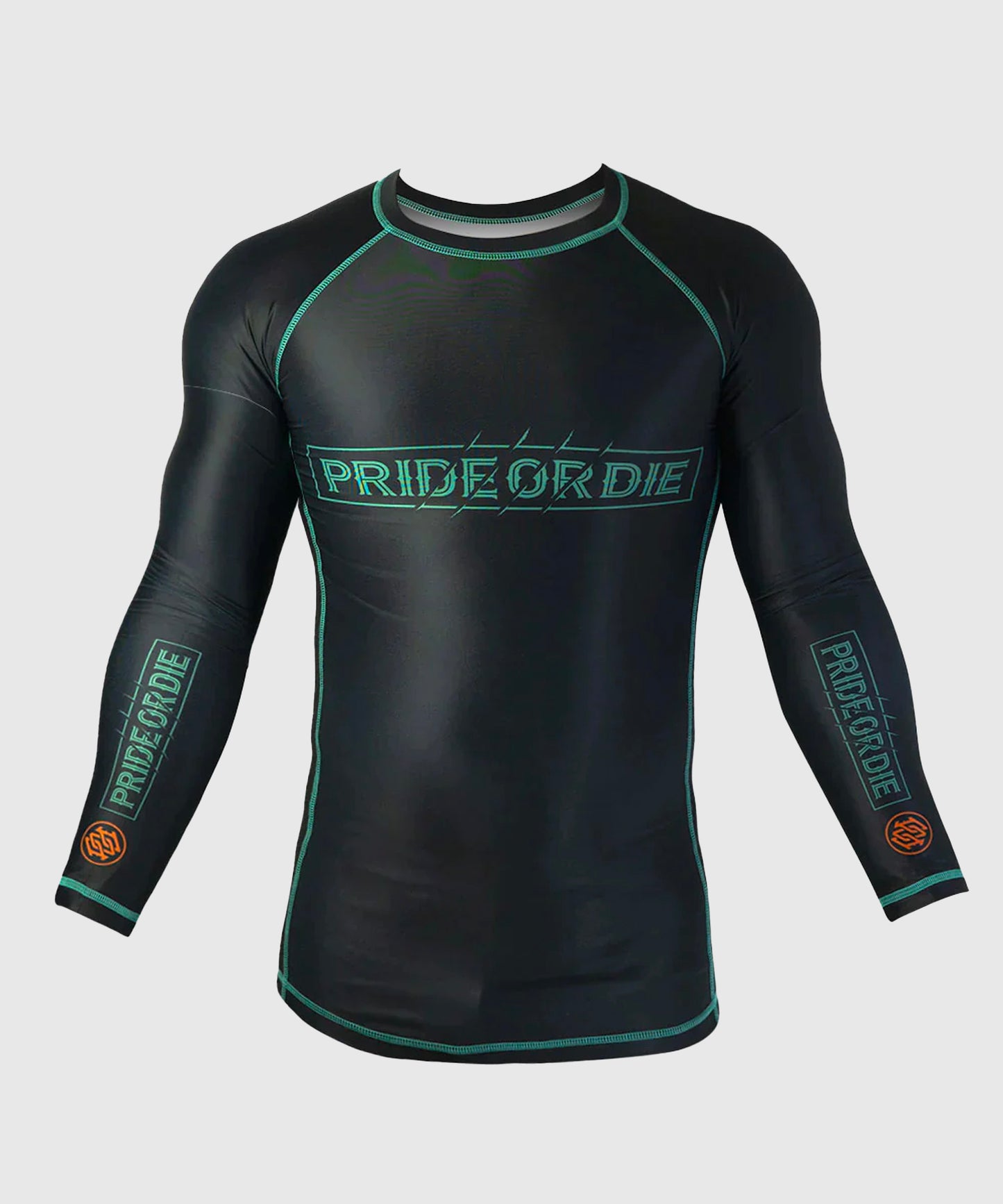 Rashguard Pride Or Die Unleashed - Schwarz