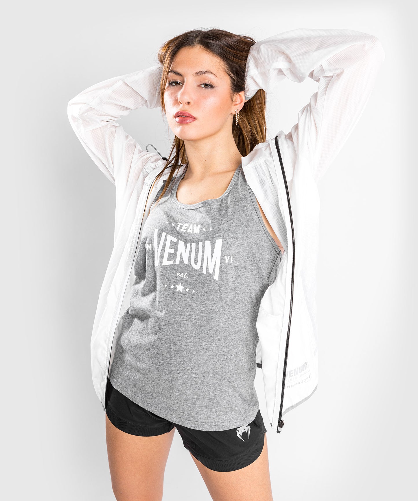 Débardeur Venum Team 2.0 - Pour Femmes - Gris Chiné Clair