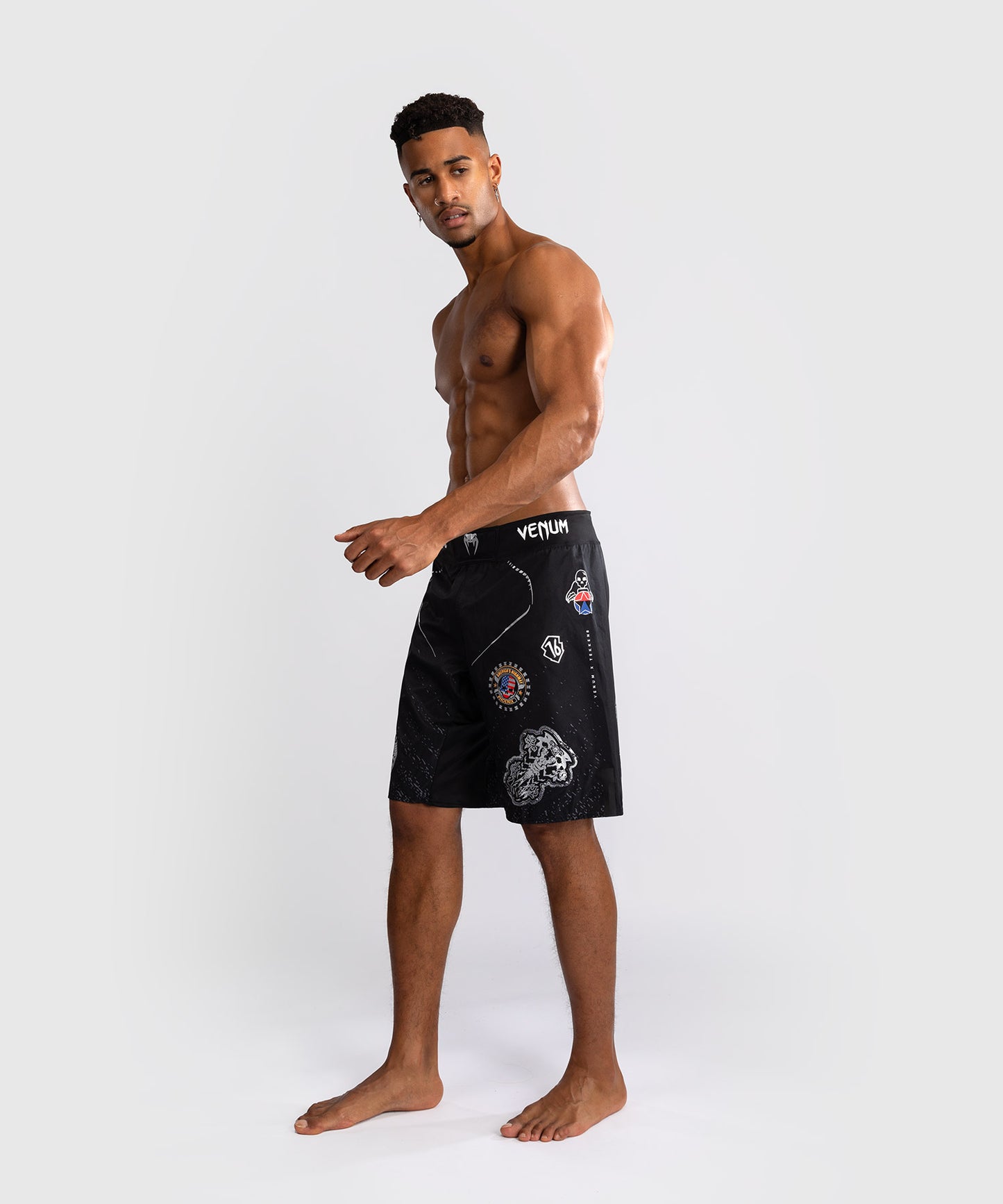 Venum x Tekken 8 Fight Shorts - Paul Phoenix - Black