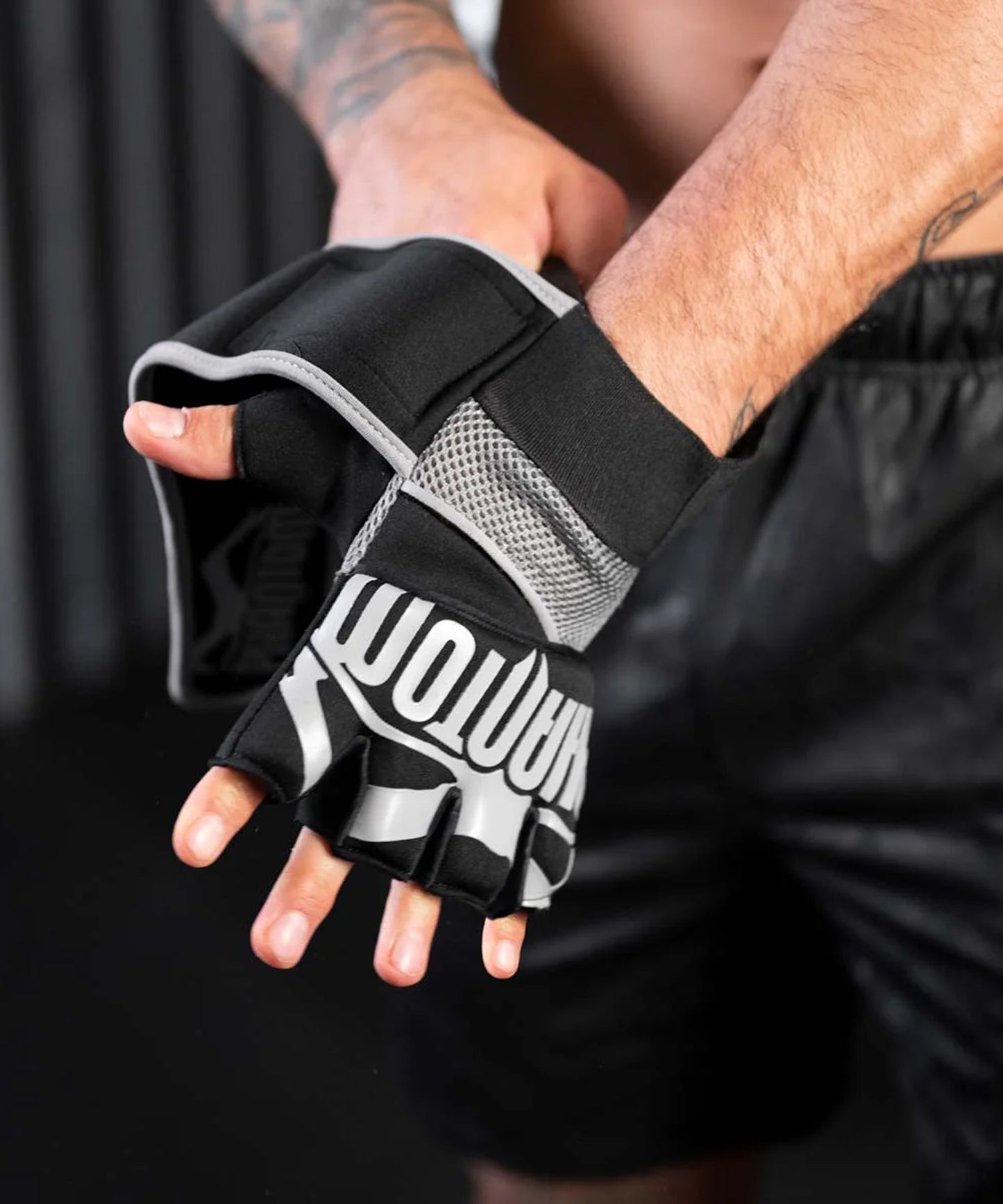 Phantom Athletics Impact Gel Neoprene Gloves - Black