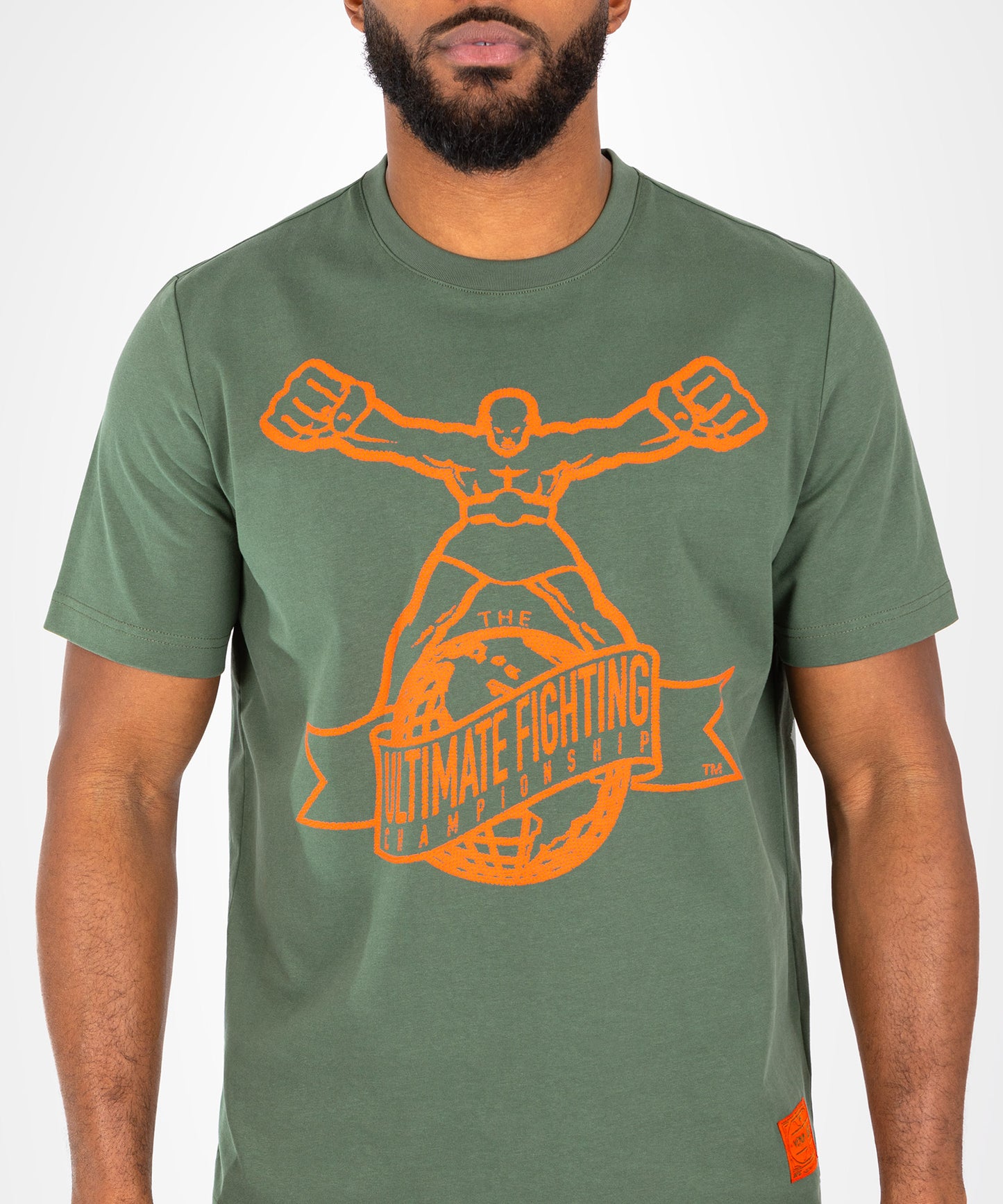 UFC by Venum Ulti-Man T-Shirt - Khaki/Orange 