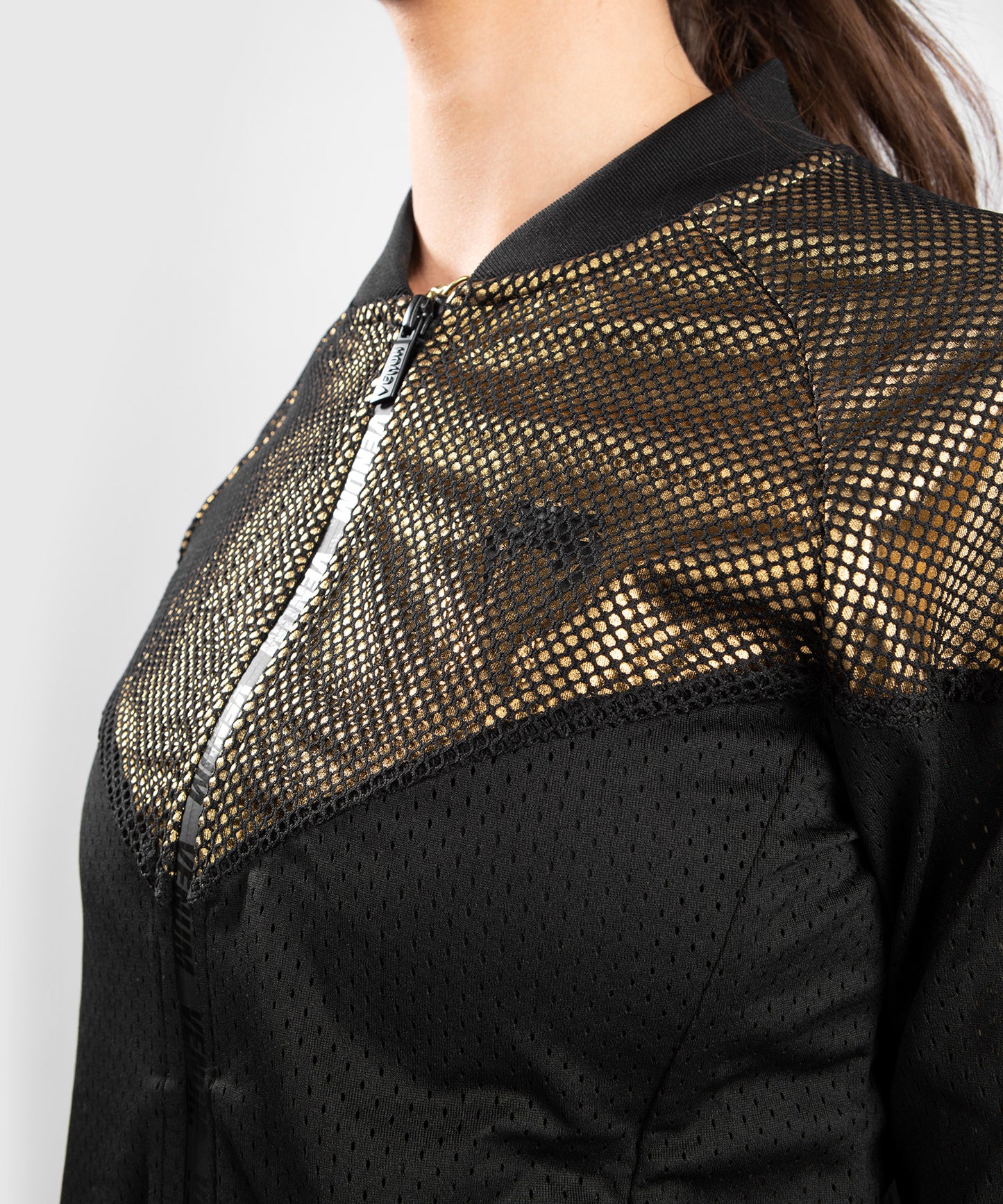 Venum Lightning Mesh Jacket – Für Damen – Schwarz/Gold
