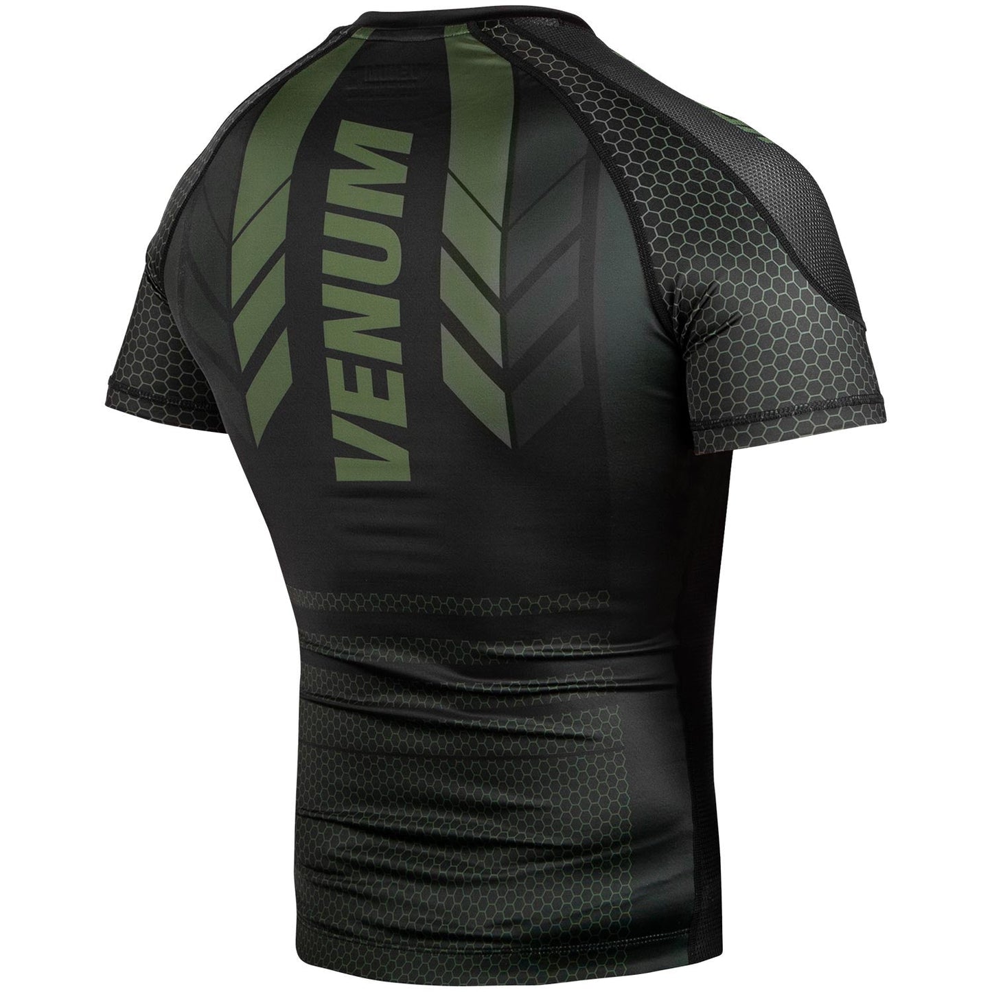 Venum Technical 2.0 Rashguard - Kurzarm - Schwarz/Kaki - Exclusiv