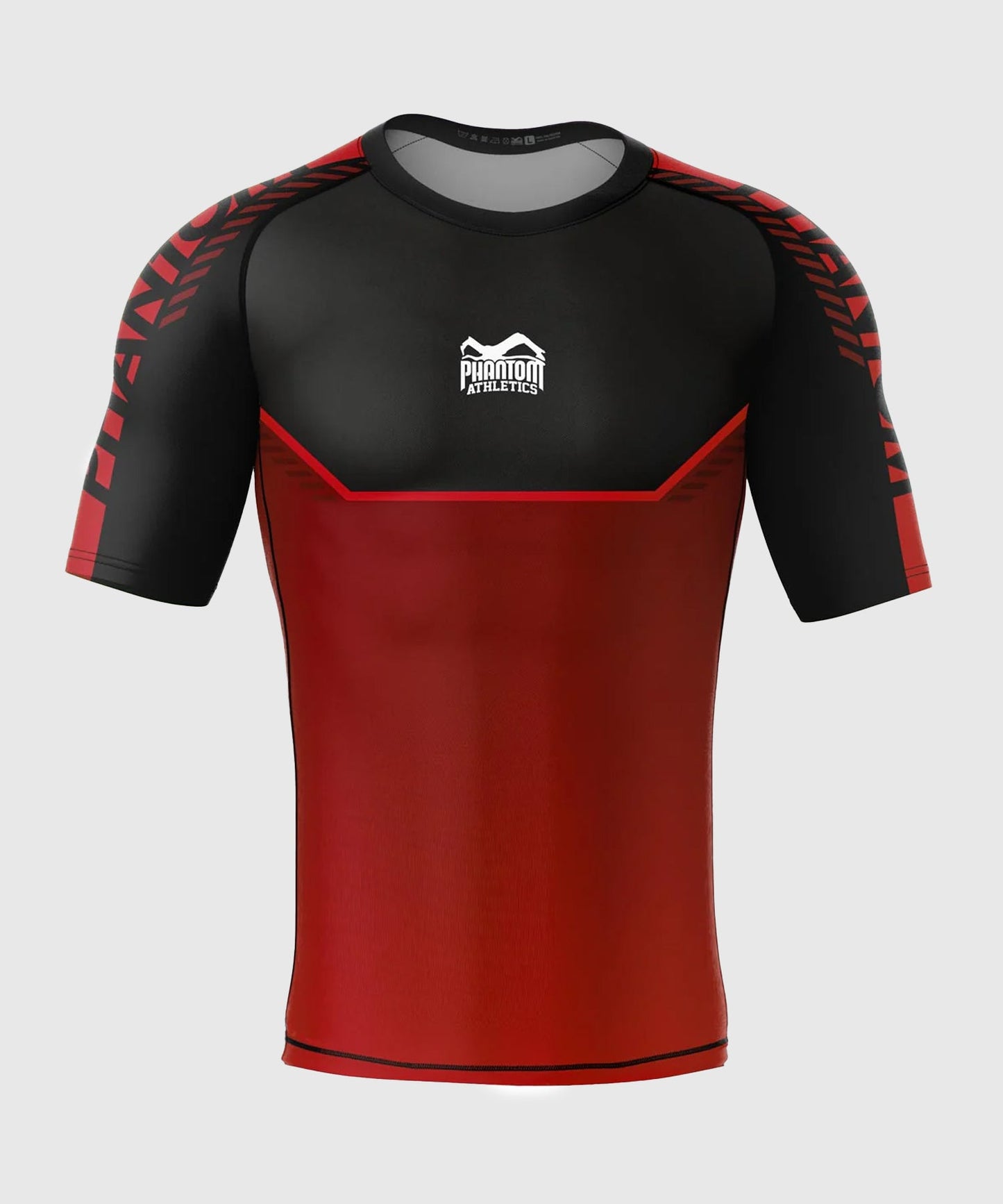 Phantom Athletics Evo Apex Rashguard - Schwarz/Rot