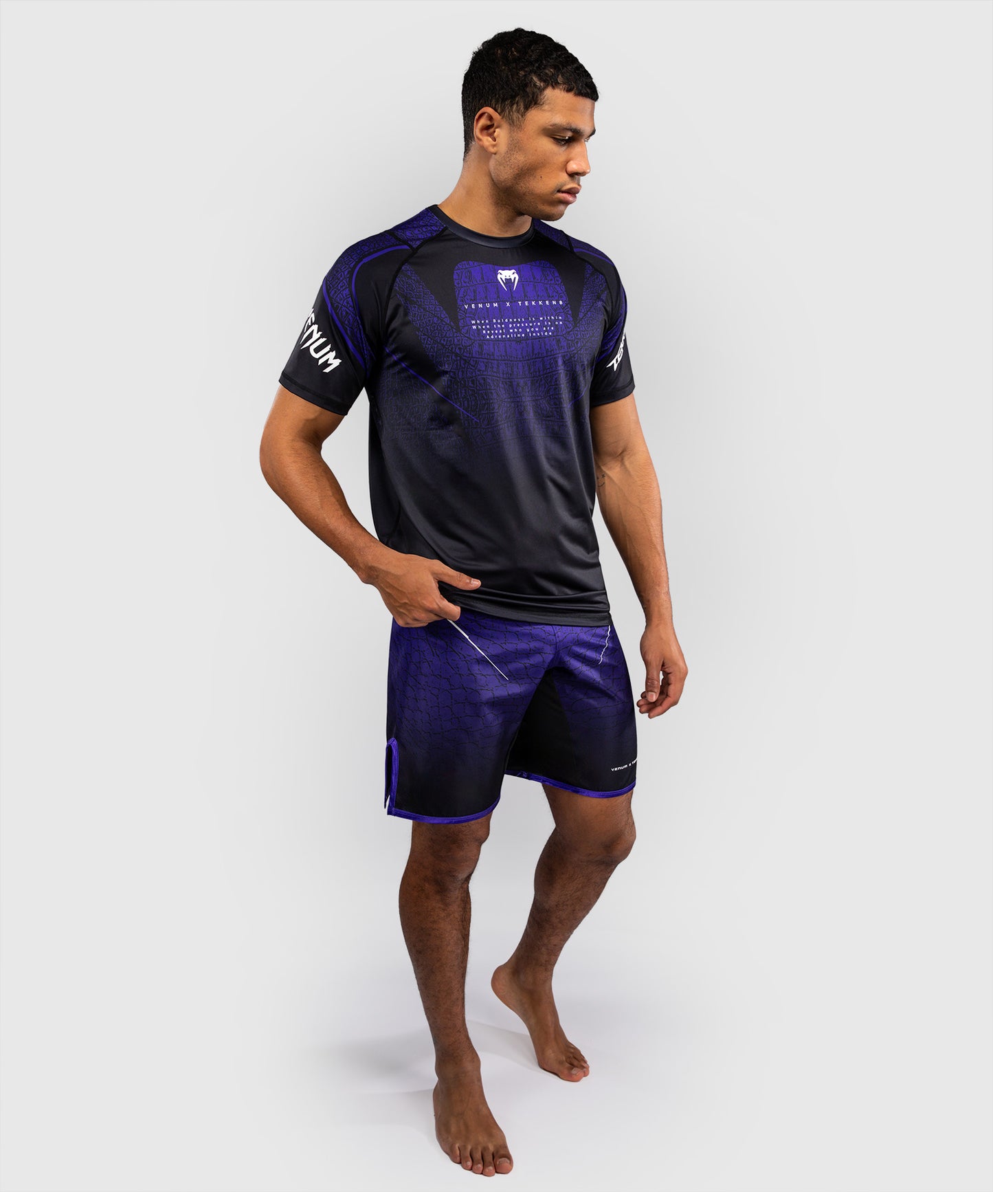 T-shirt Dry Tech Kazuya Venum x TEKKEN 8 - Noir/Violet