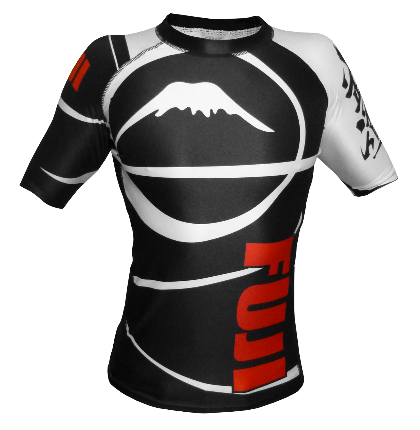 Rashguard Fuji Sports Freestyle IBJJF Ranked - Manches courtes - Noir