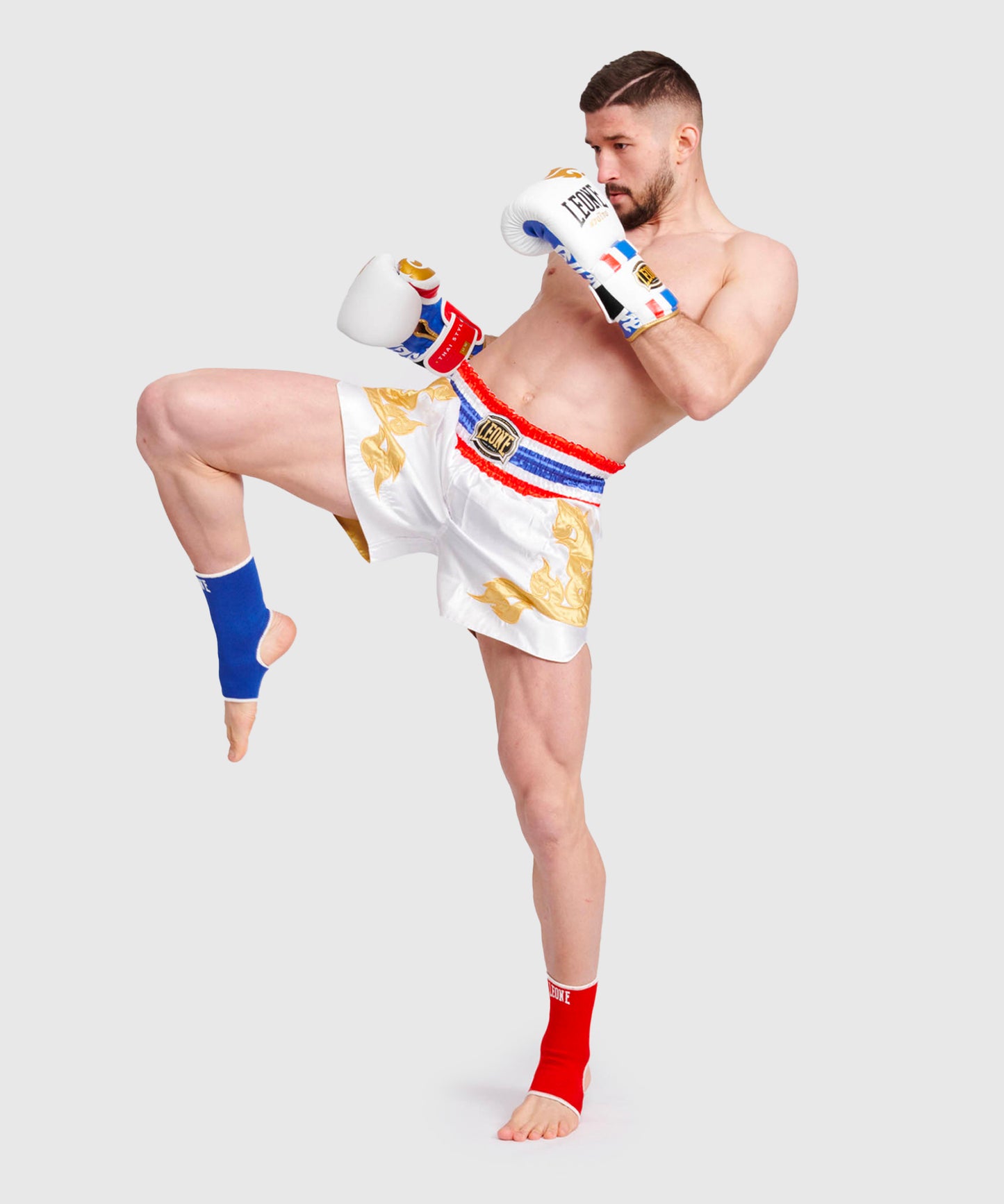 Gants De Boxe Leone Thai Style - Blanc