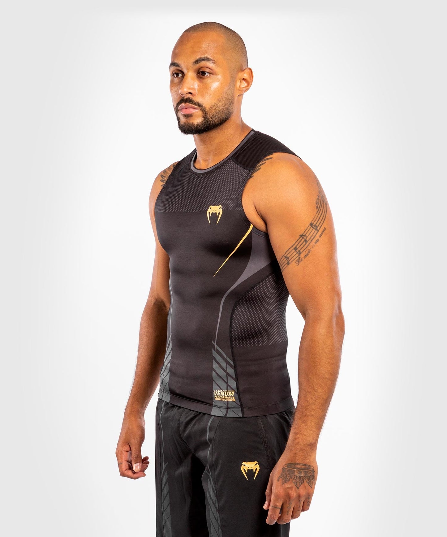 Venum Athletics Compression Tank - Black/Gold