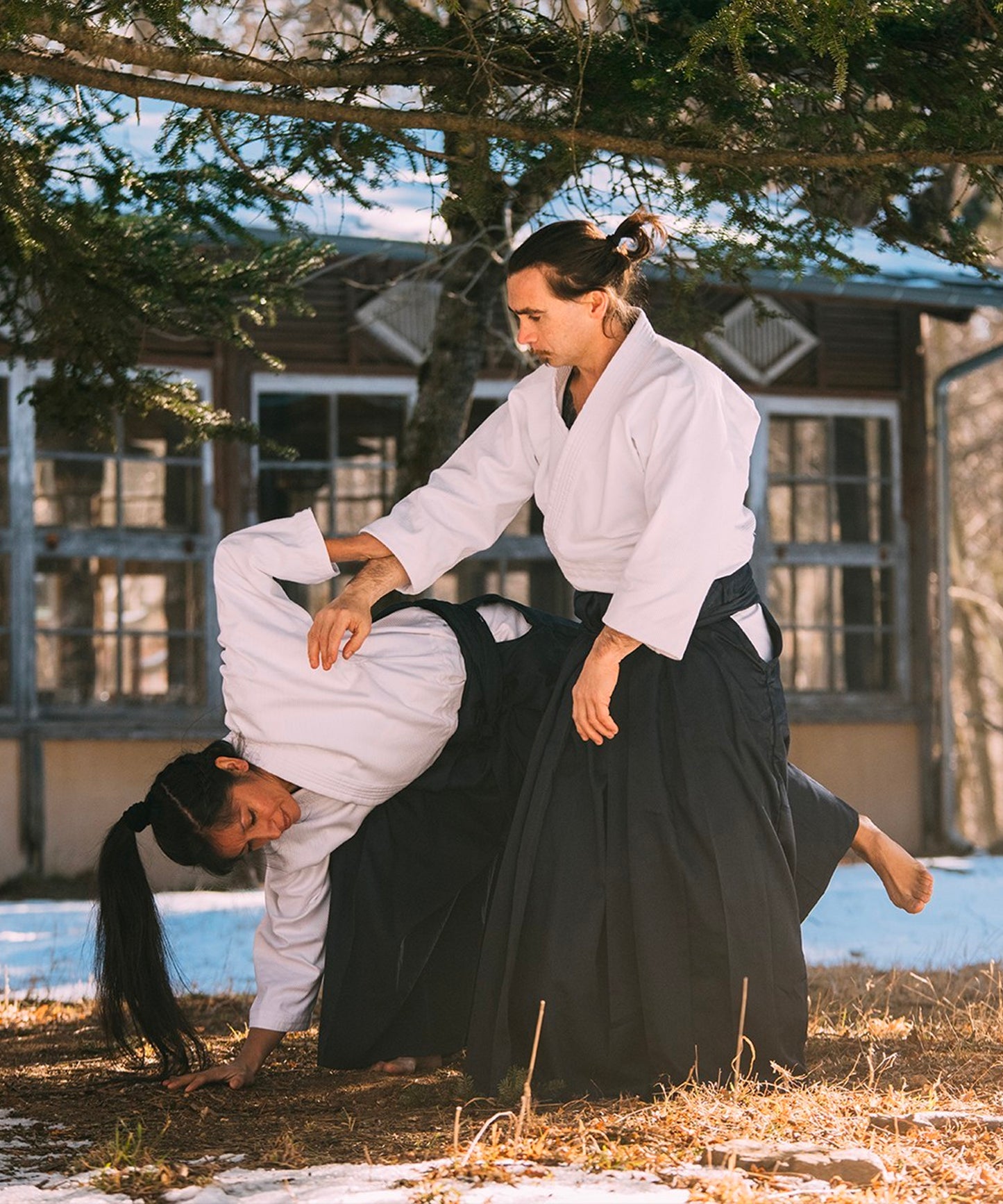 Hakama FUJIMAE Training - Noir