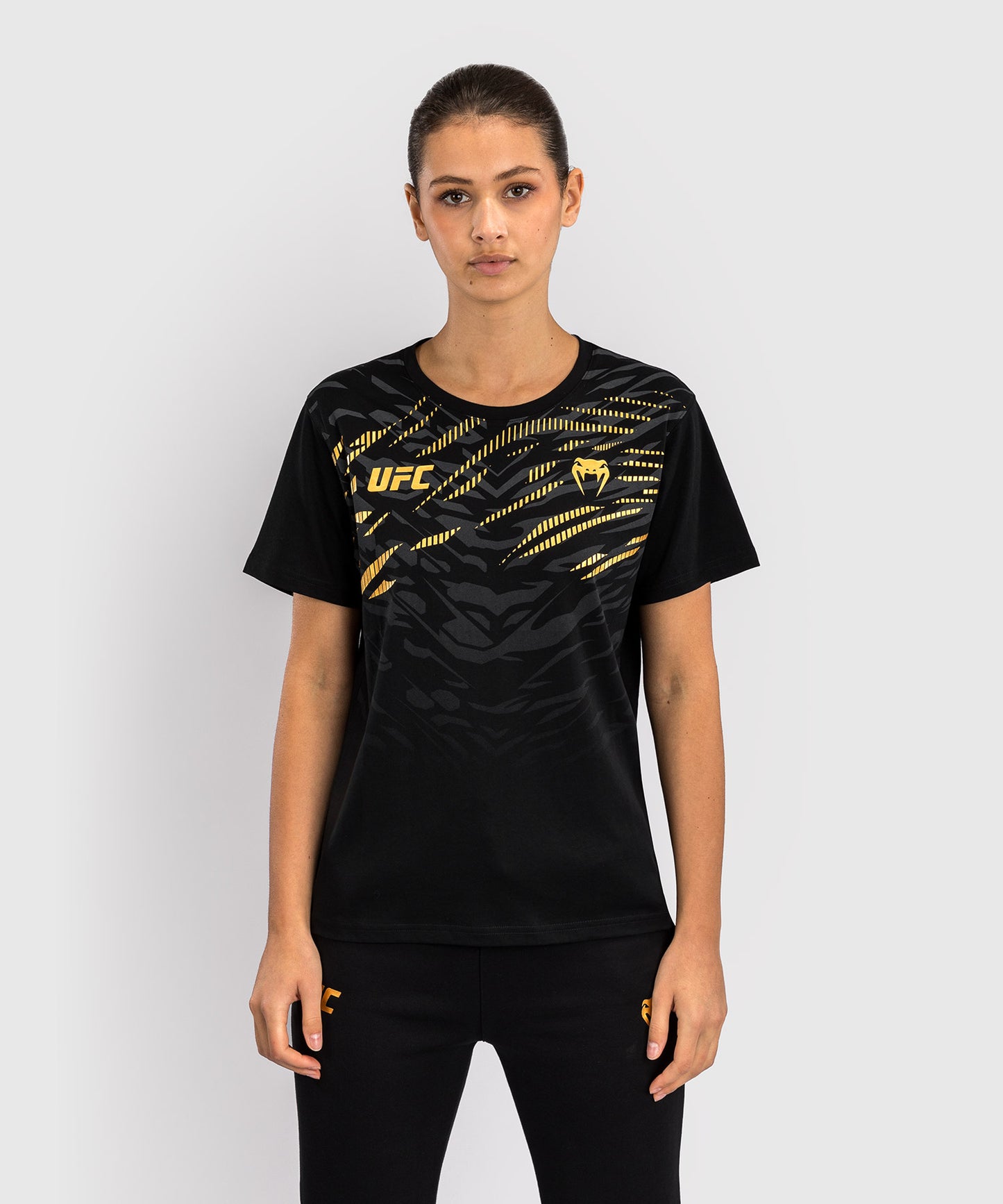 T-shirt à Manches Courtes pour Femmes UFC Fusion by Venum Replica - Champion