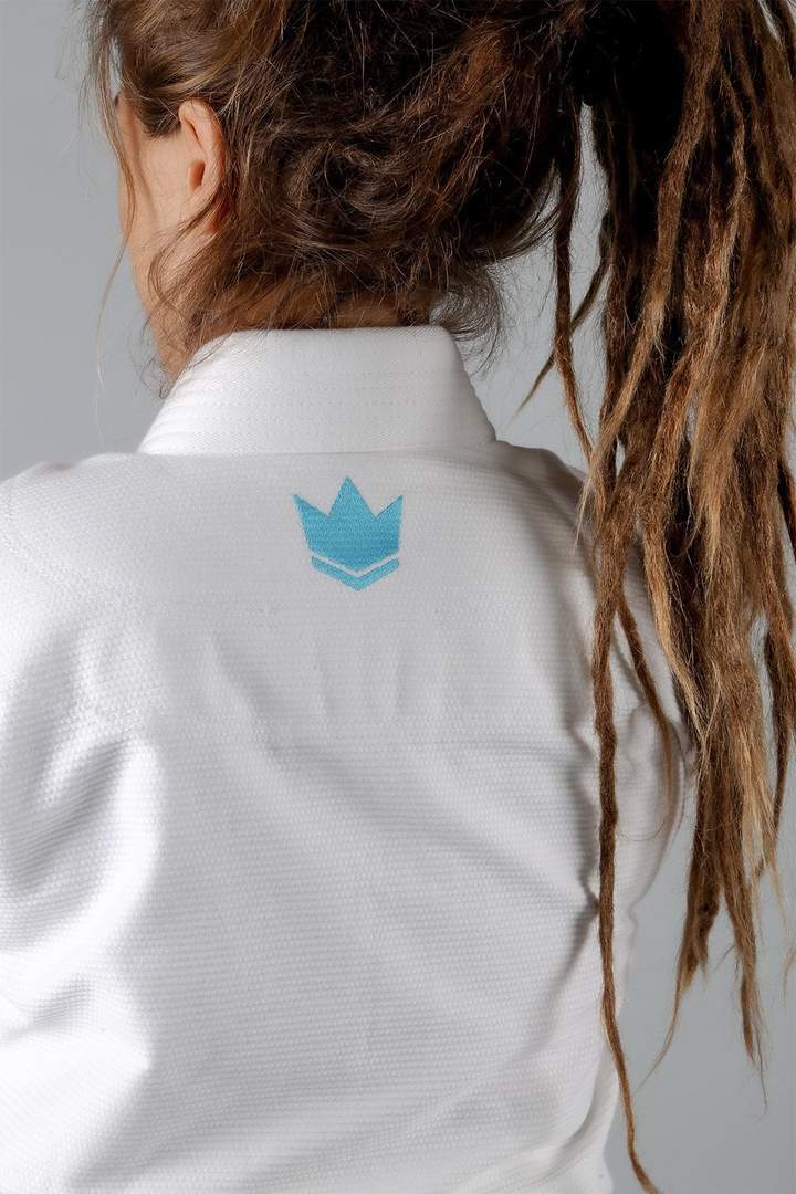 Kingz The One JJB Kimonos - Women - White/Sky Blue
