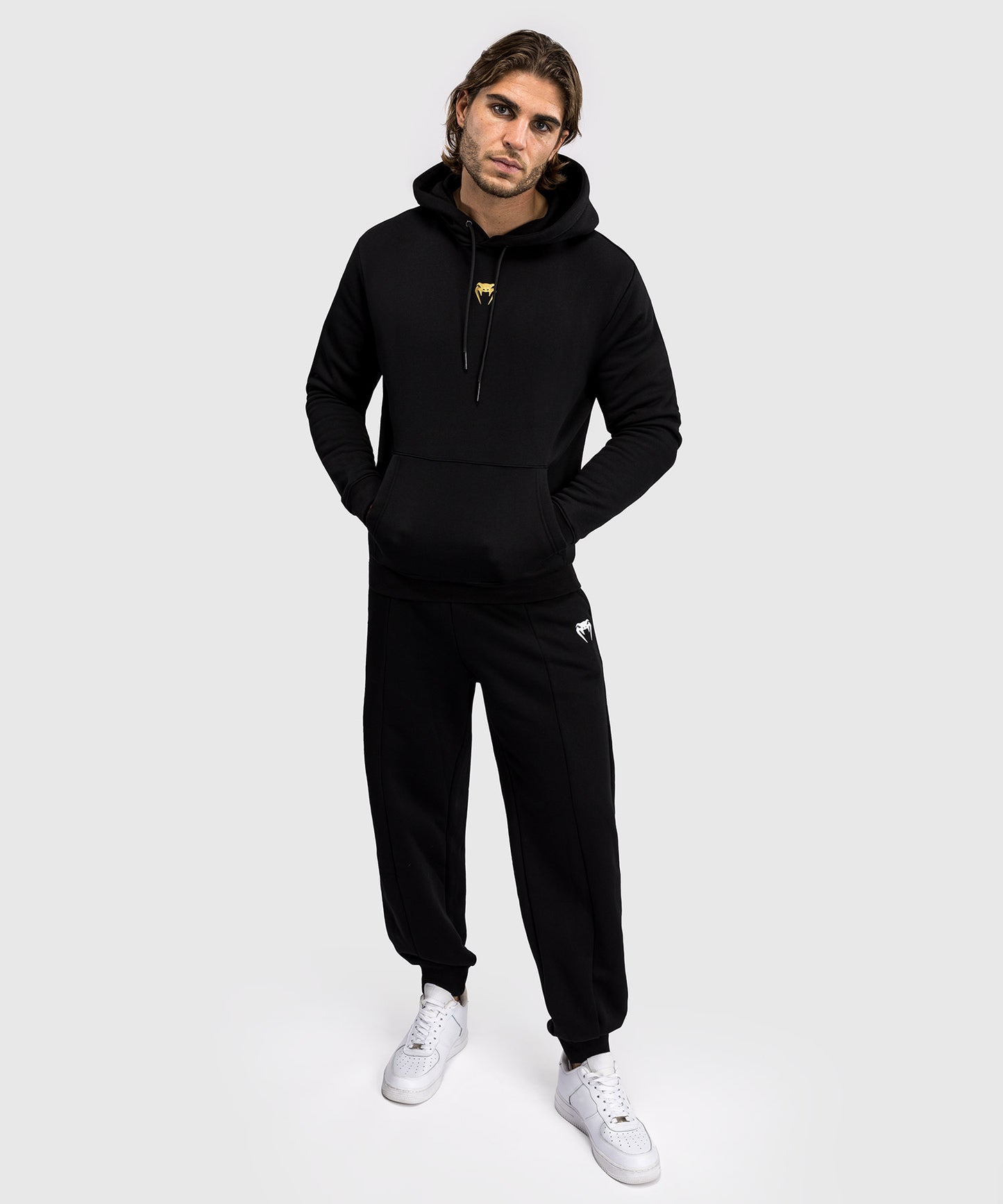 Venum x Tekken 8 Hooded Sweatshirt - Marshall Law - Black/Red/Gold