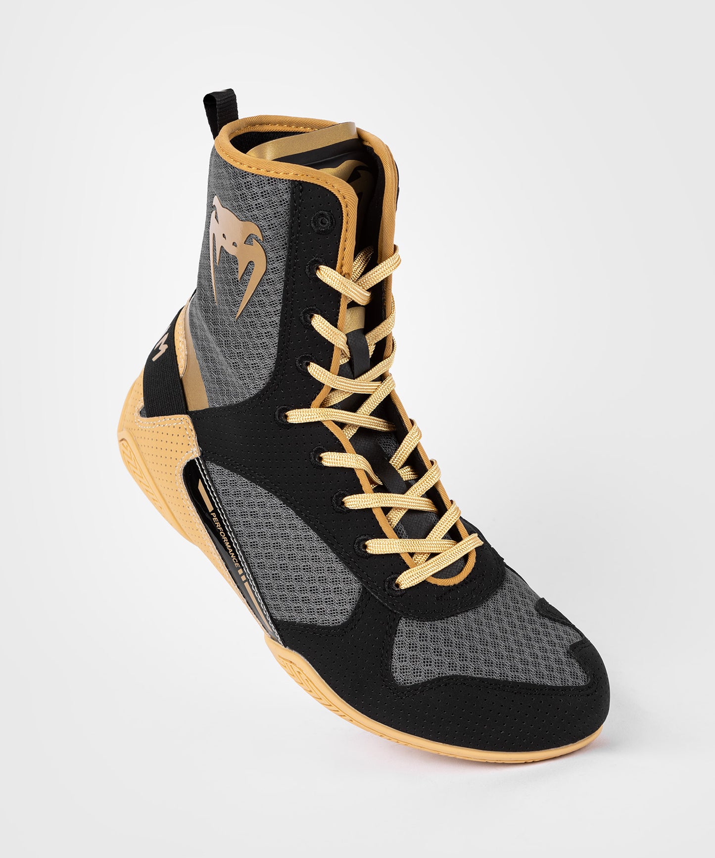 Chaussures de boxe Venum Elite - Noir/Beige