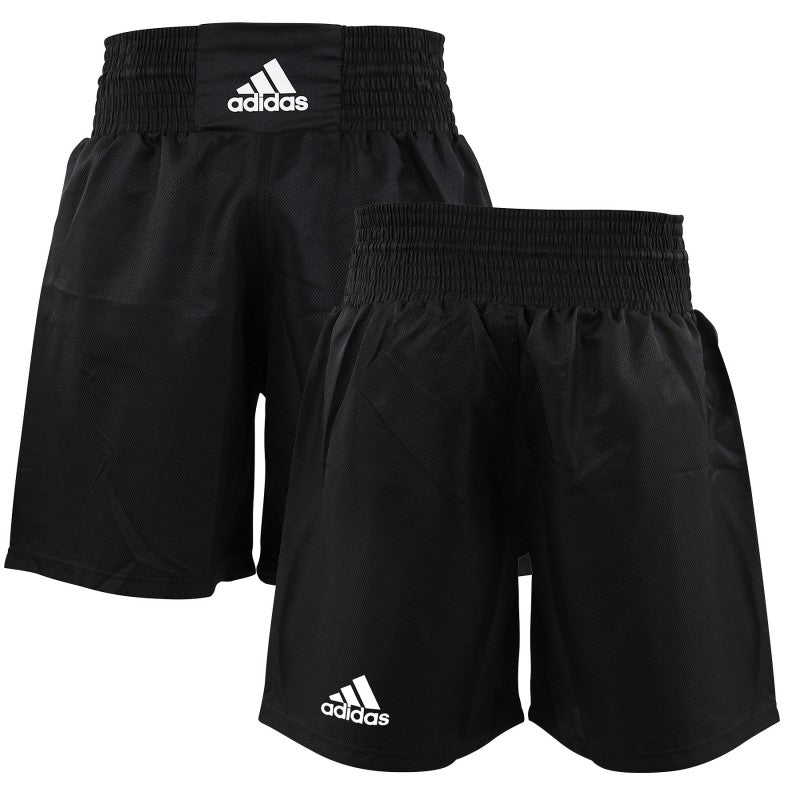 SHORT MULTI-BOXES ADIDAS - Noir/Blanc
