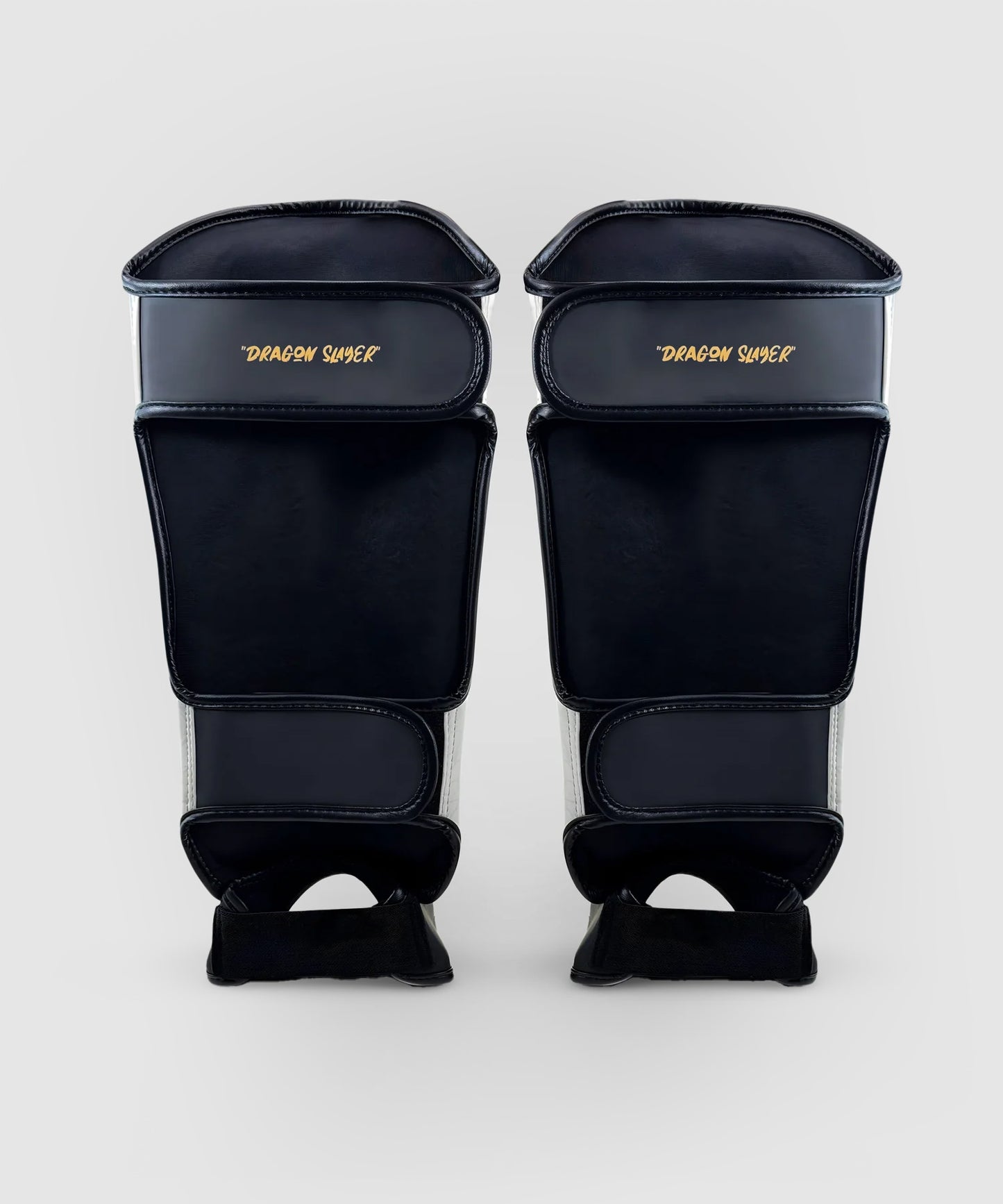 Fumetsu Dragon Slayer shin guards - White/Gold