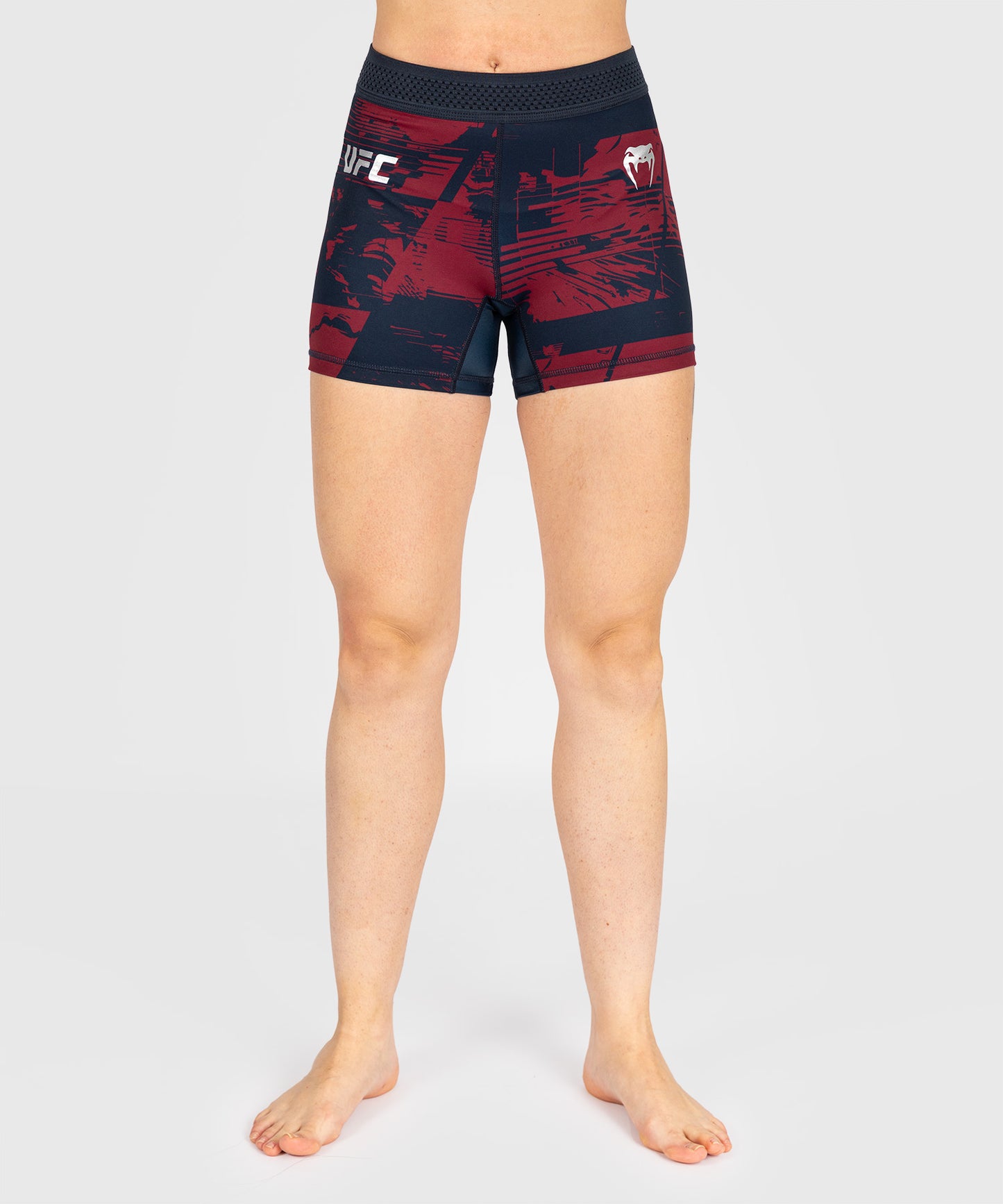 UFC Zenith by Venum Authentic Fight Week Short Vale Tudo Performance Mujer - Azul marino/Burdeos/Plateado
