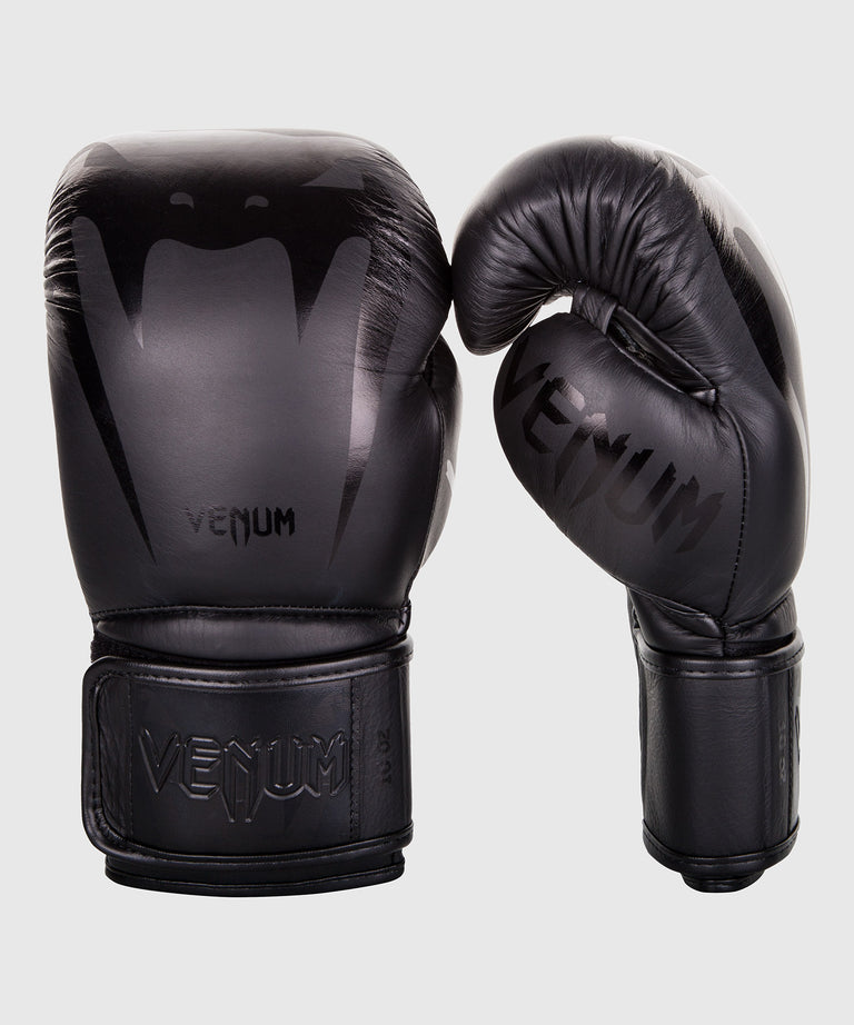 Gants de boxe Venum Giant 3.0 - Cuir Nappa - Noir/Noir – Dragon Bleu