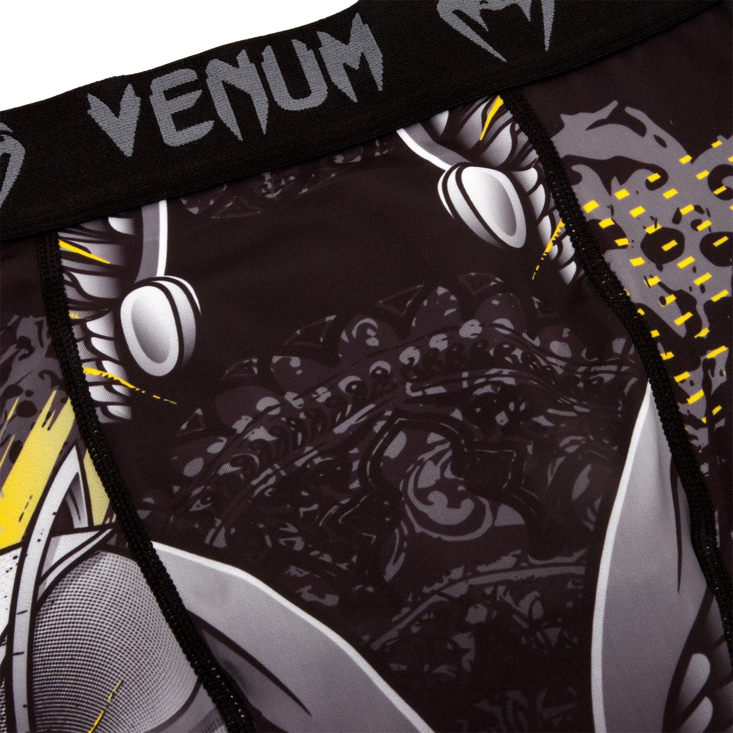 Venum Viking 2.0 Compression Short - Black/Yellow