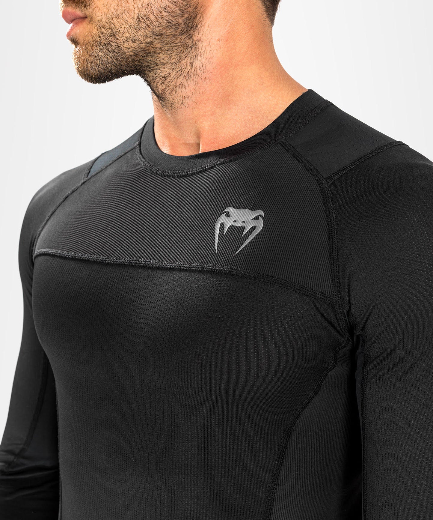 Rashguards Venum G-Fit Air à manches longues - Noir