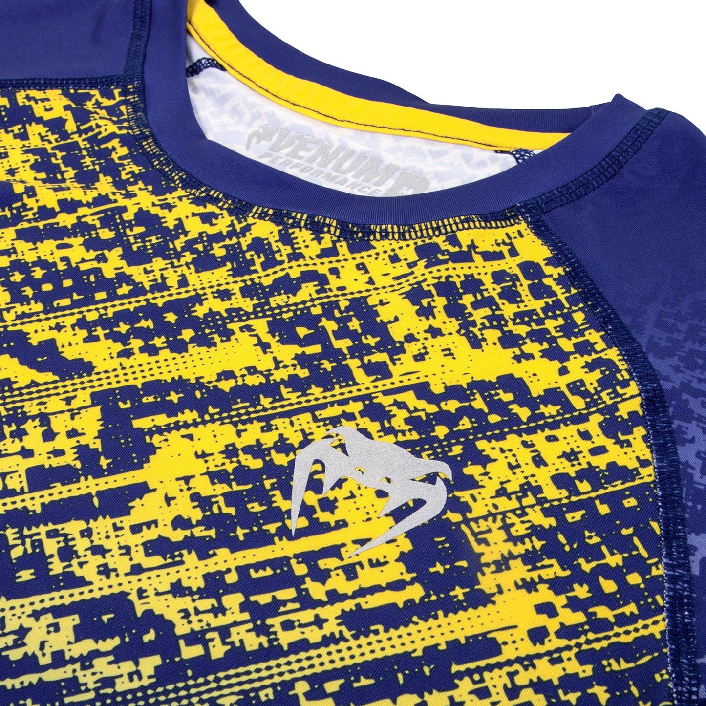 Venum Tropical Compression T-shirt - Blue/Yellow