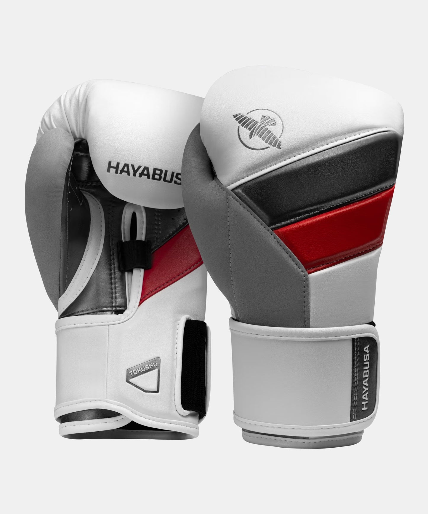 Hayabusa T3 Boxing Gloves - White/Red