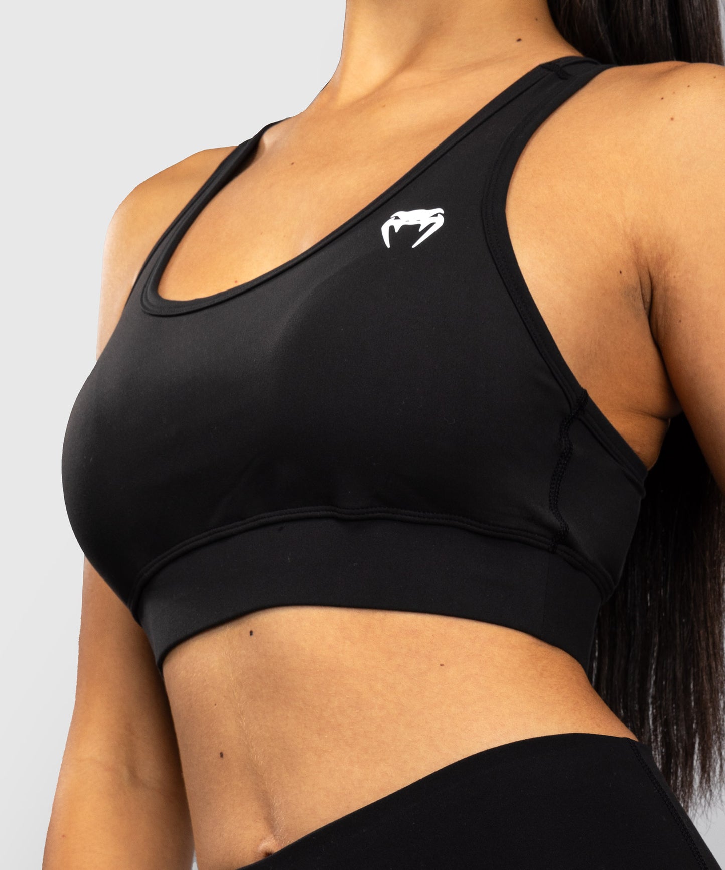 Venum Essential Medium Impact Sport Bras - Black