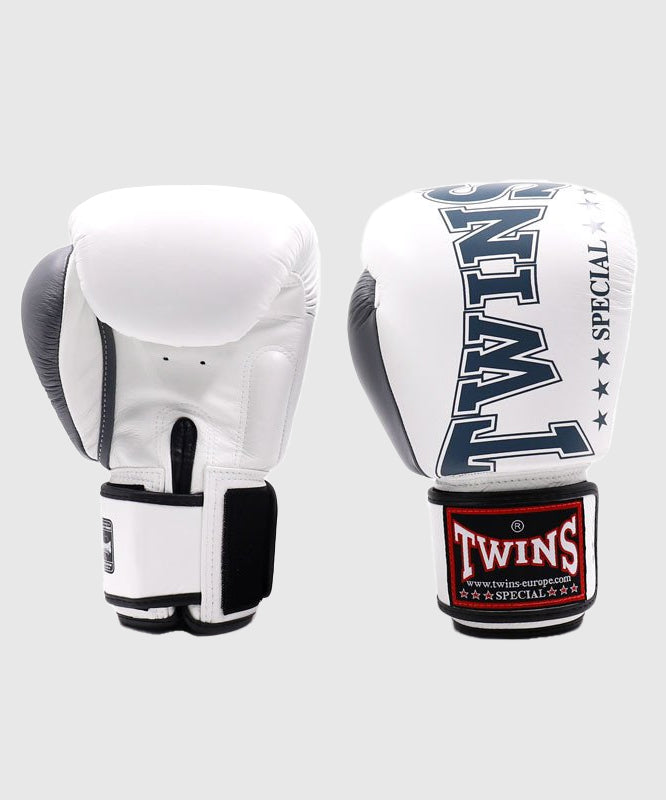Gants De Boxe Twins Bgvl 8 - Blanc/Gris