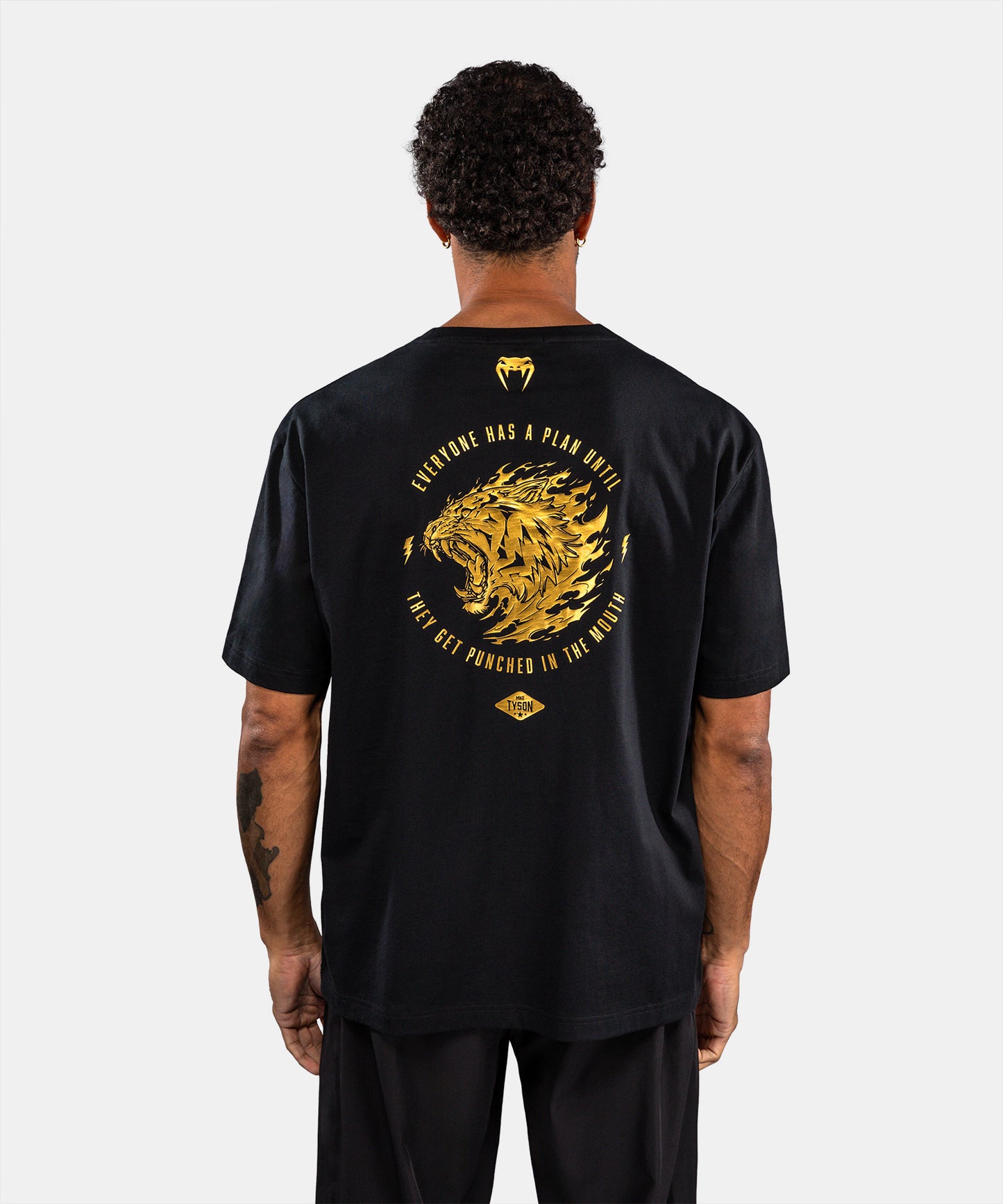 Venum x Mike Tyson Tiger Camiseta Tiger - Negro/Oro