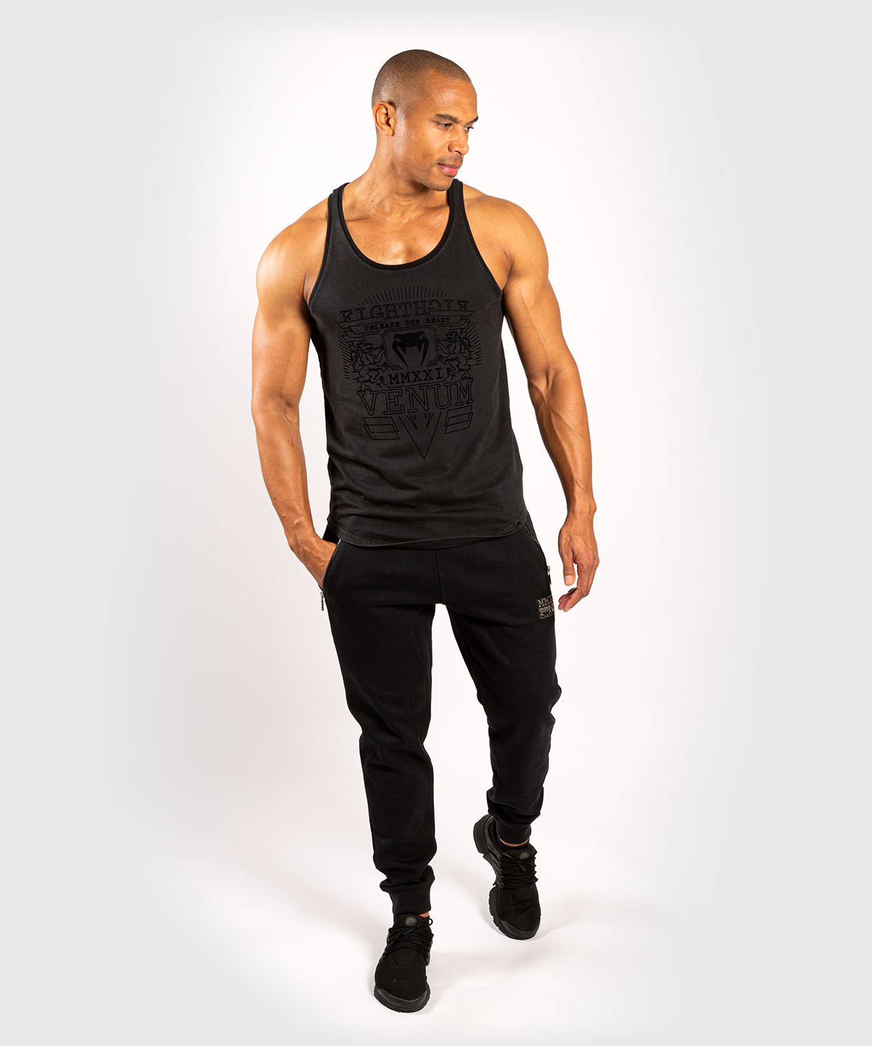 Venum Lions21 Tank Top - Black/Black