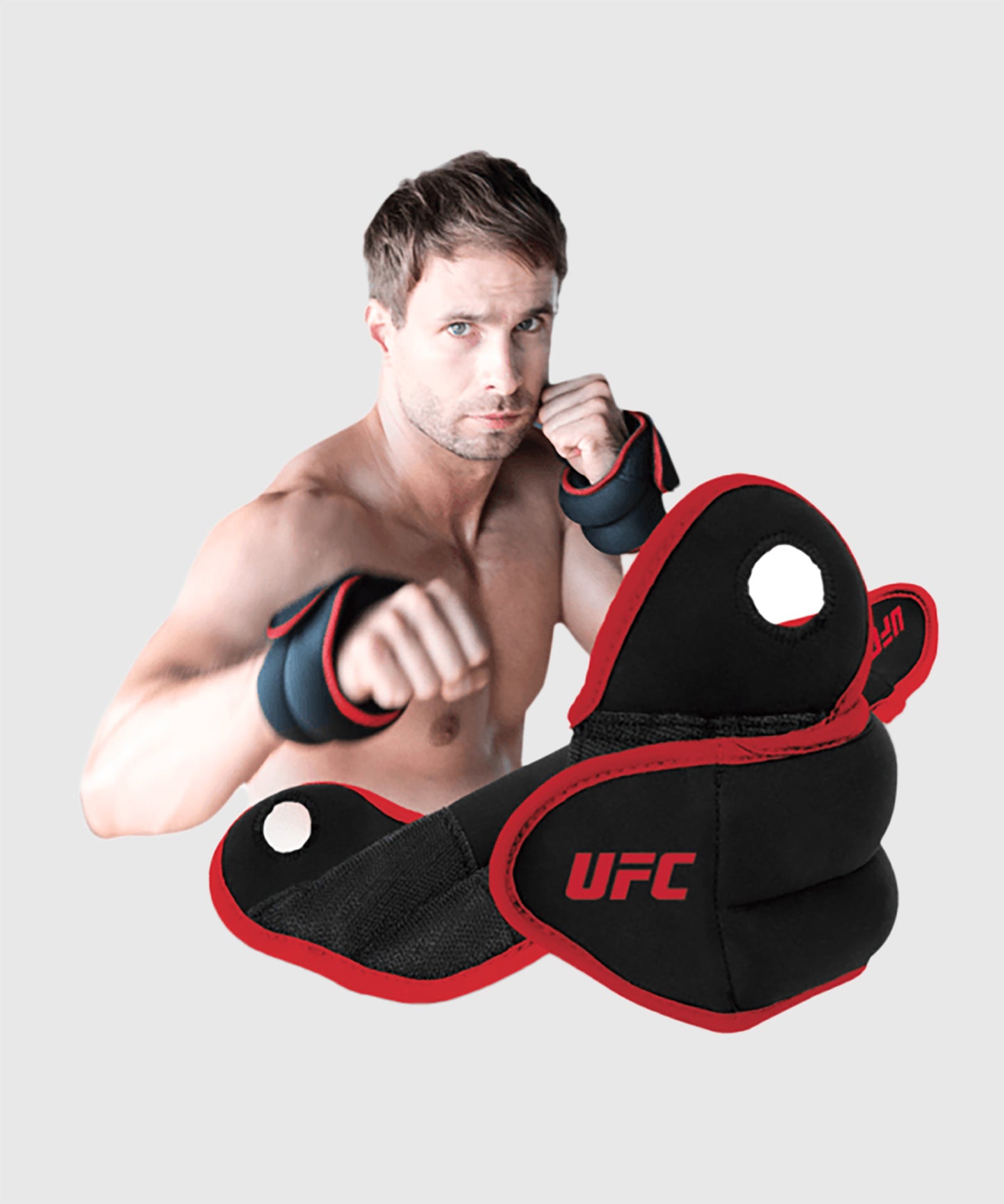 UFC Weighted Wristbands 1kg - Black