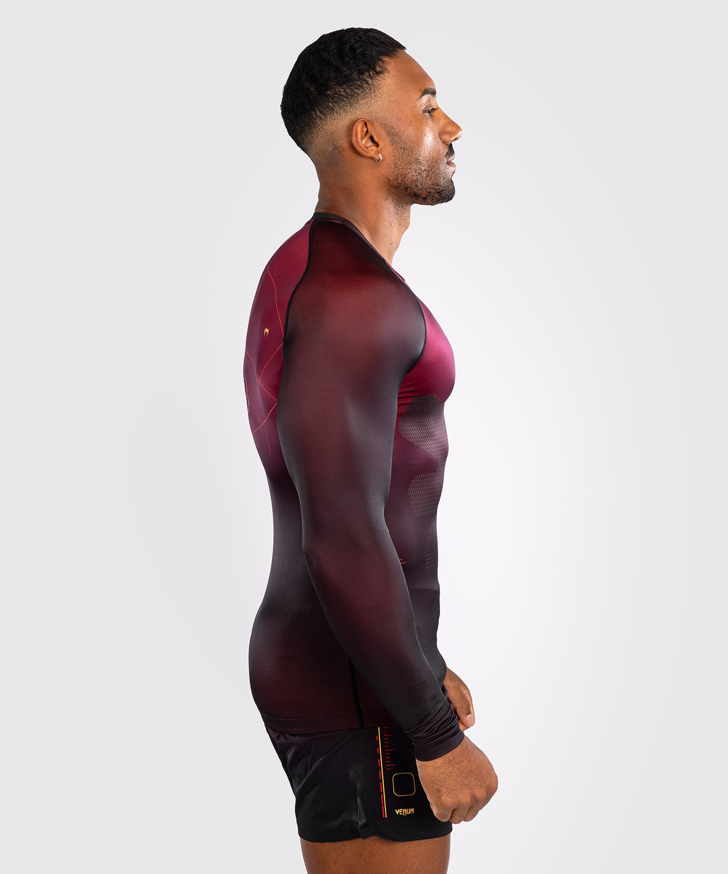 Rashguards Venum Tactical XT Long Sleeve - Black/Bordeaux/Gold