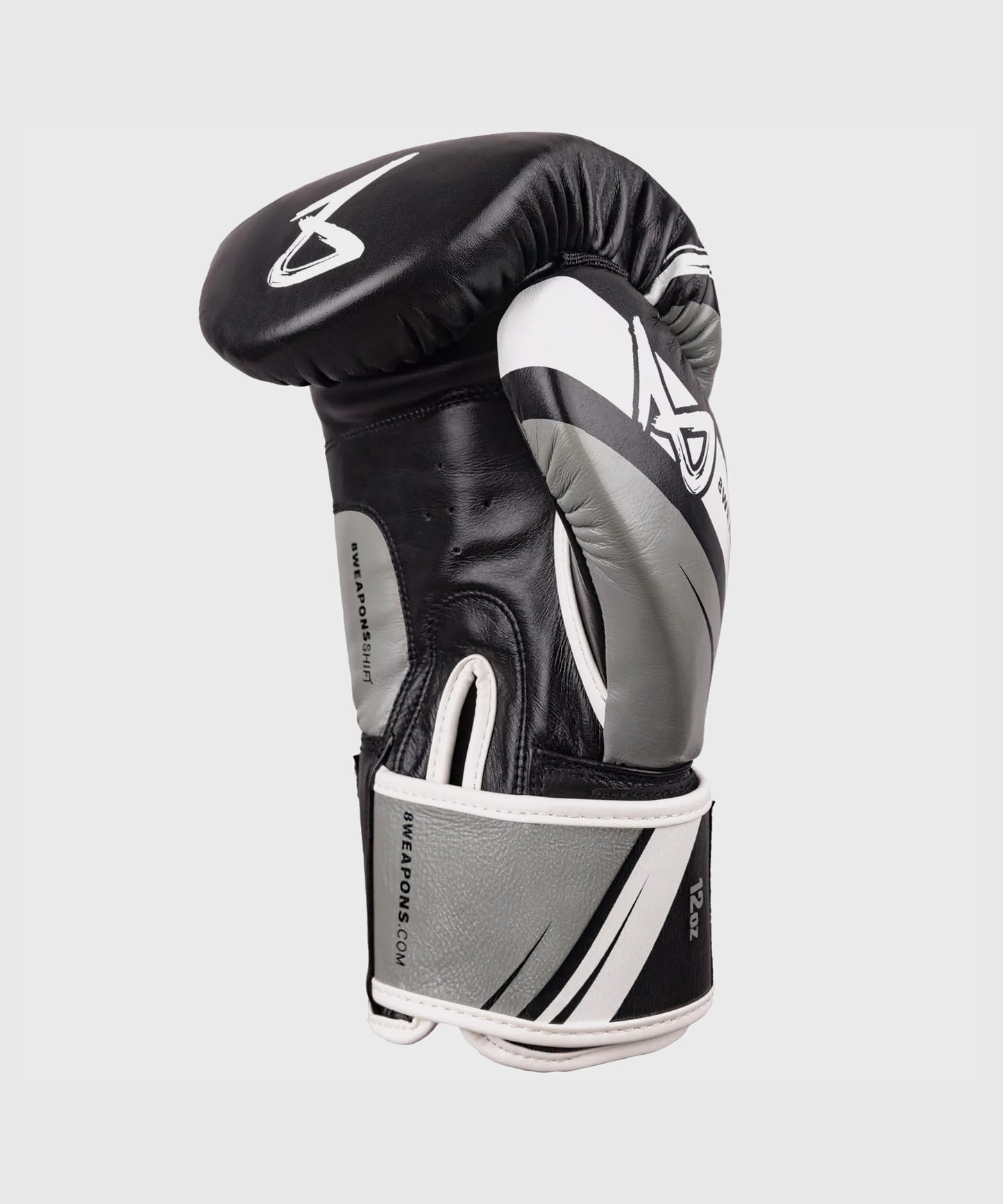 8 Weapons Shift Boxing Gloves - Black/White