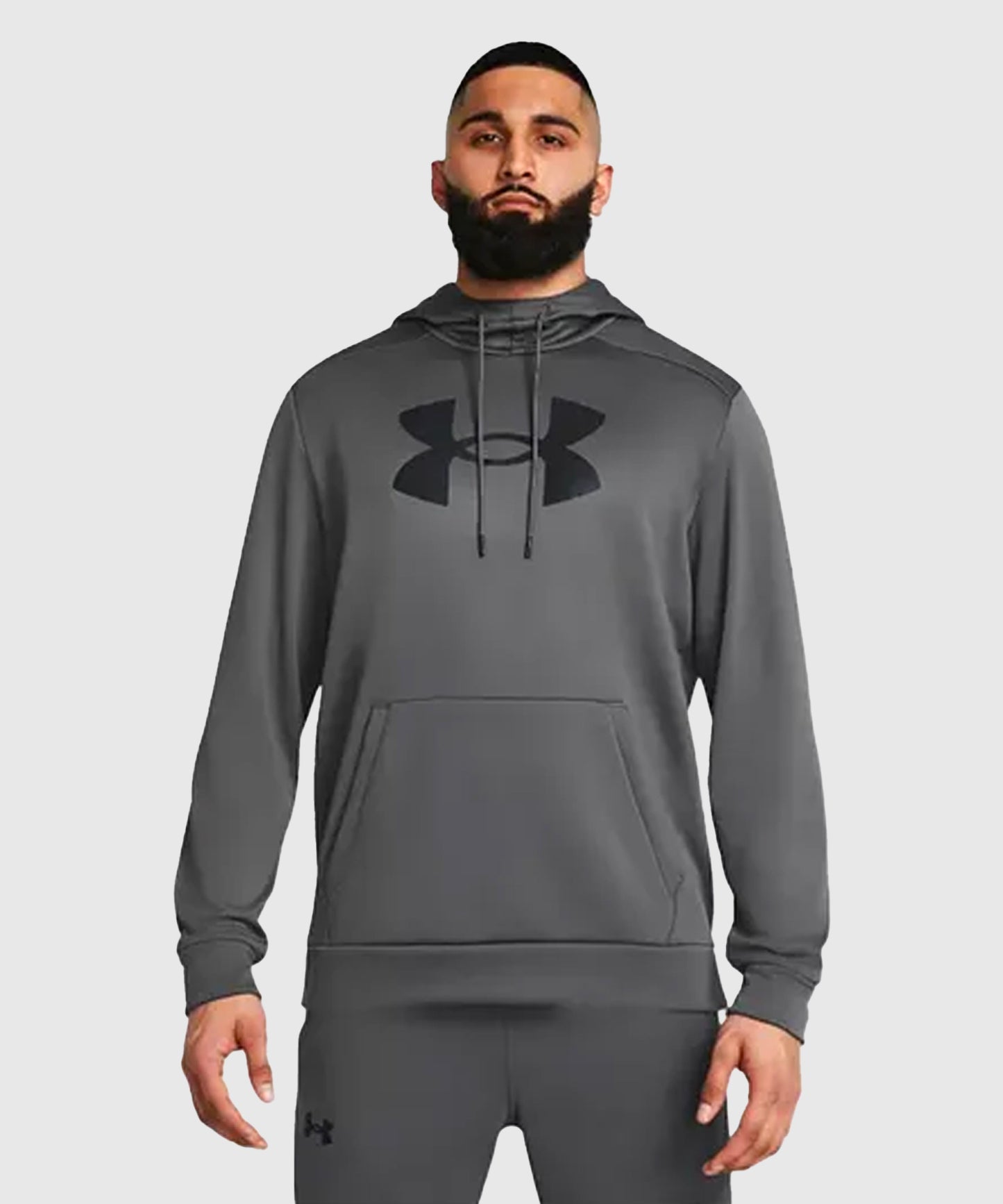 Under Armour Fleece® Big Logo Kapuzenpullover – Grau