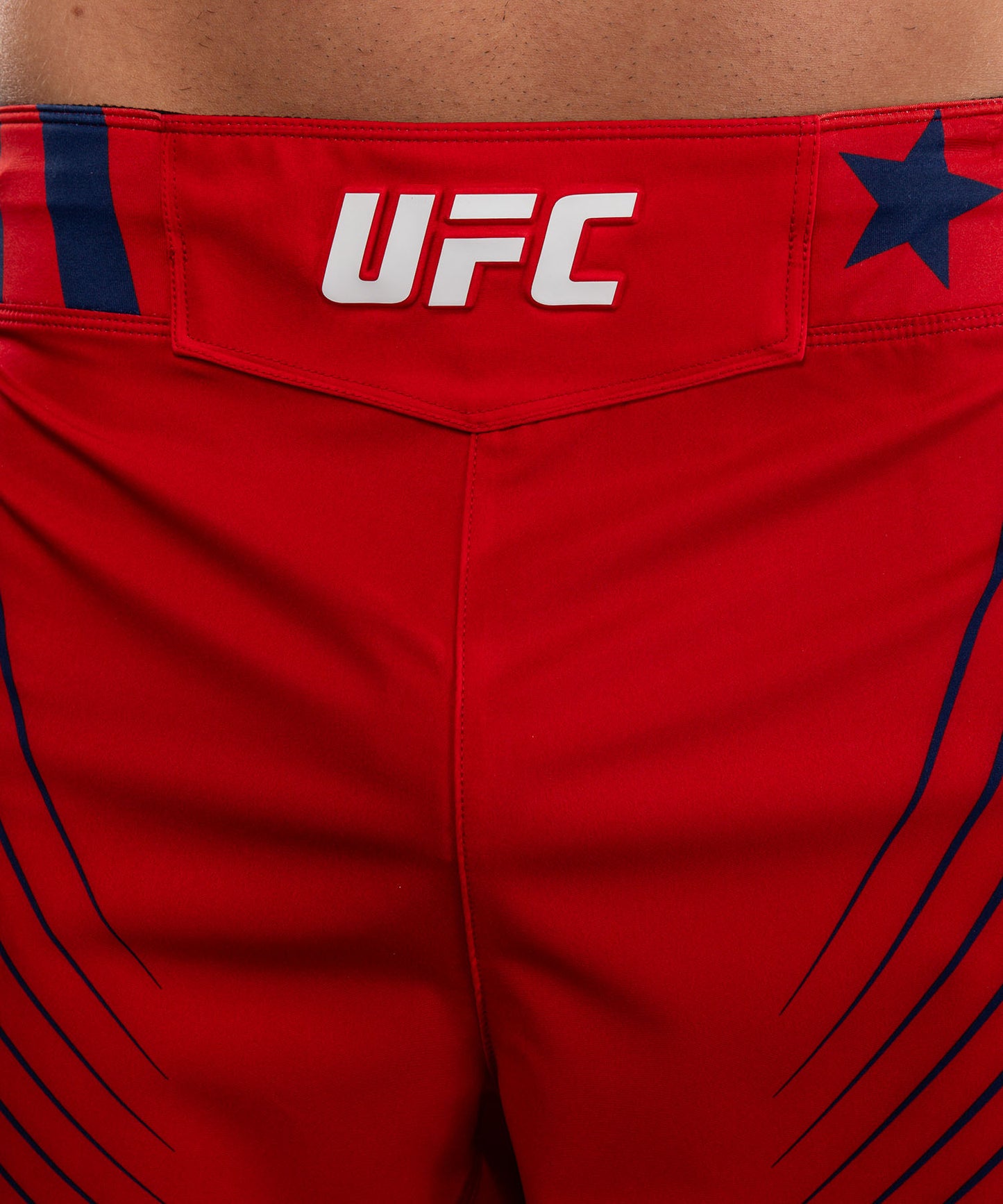 Official UFC Freedom 250 by Venum Authentic Fight Night Pantaloncini da combattimento taglio corto da uomo - Rosso