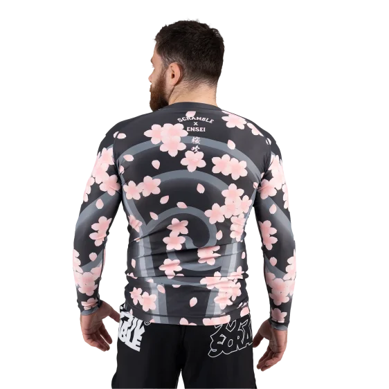 Rashguard Scramble Sakura - Noir