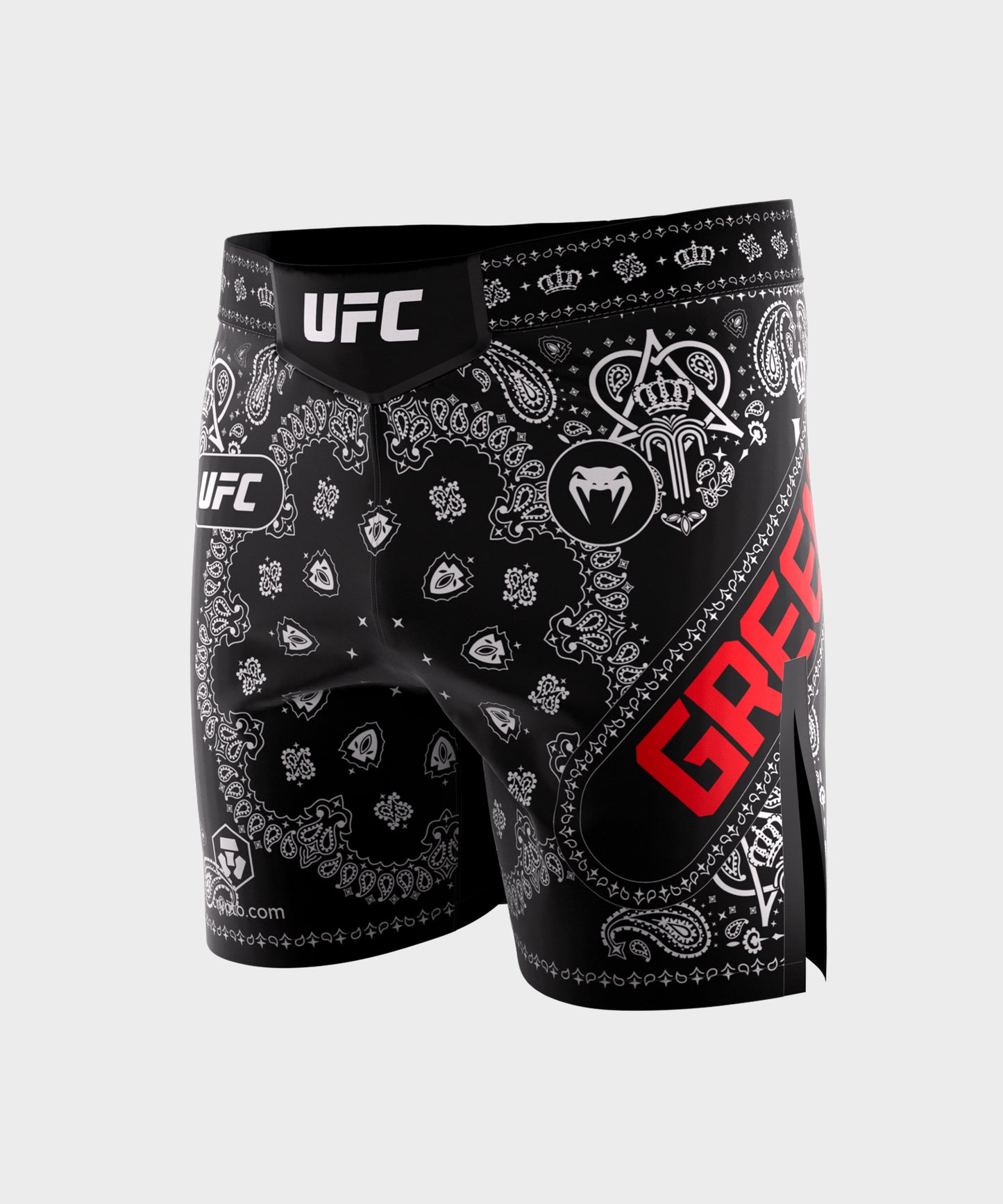 UFC Adrenaline Unrivaled by VENUM King Green Herren-Vale-Tudo-Shorts - Schwarz