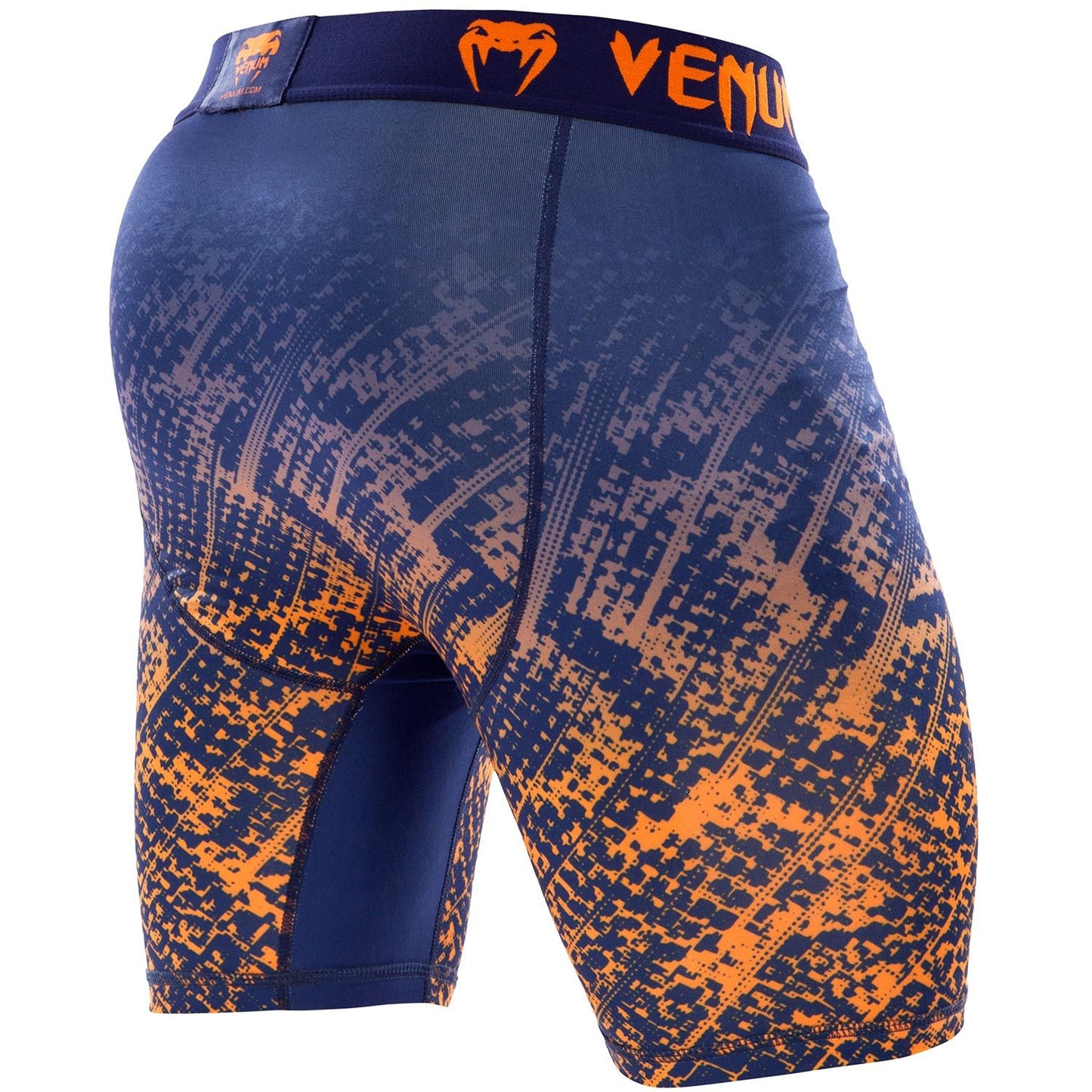 Venum Tropical Compression Shorts - Blue/Orange