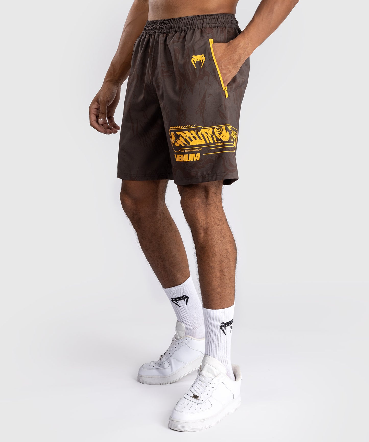 UFC Fusion by Venum Fight Week Performance Shorts für Herren - Erdbraun