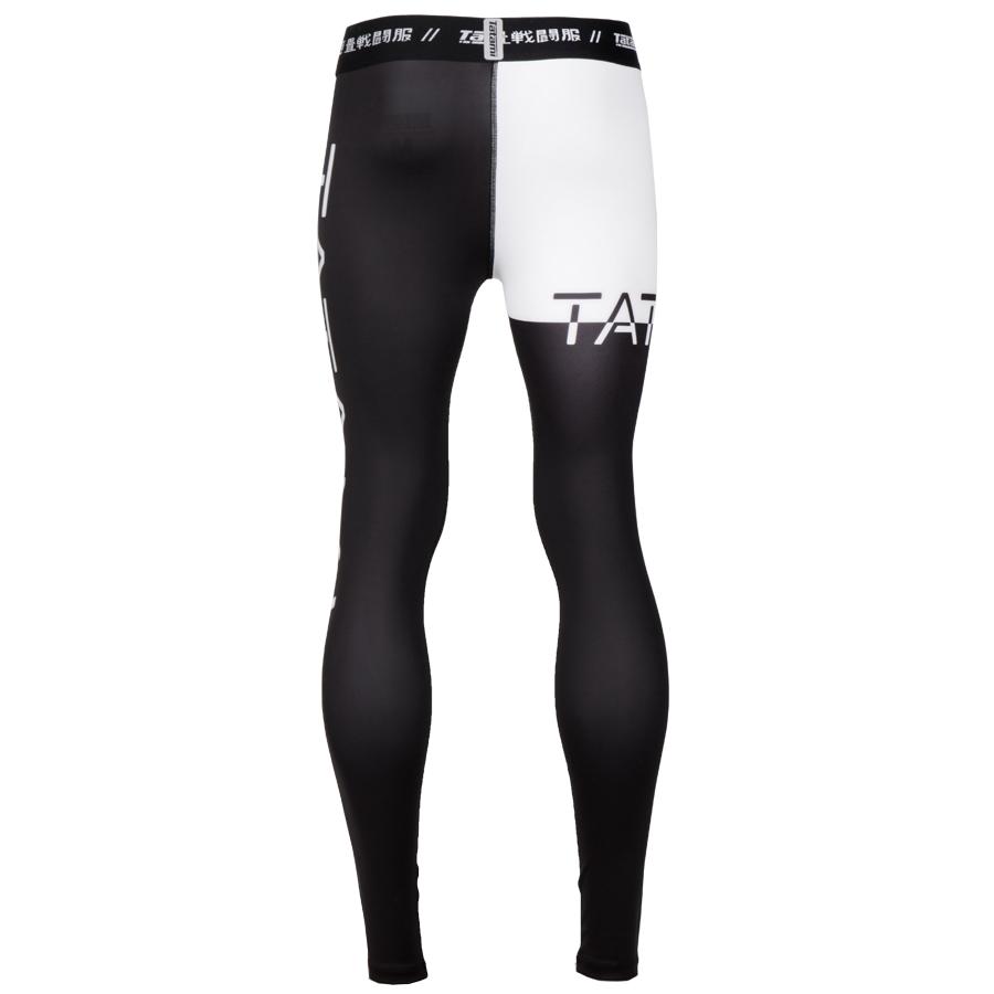 Tatami Fightwear 50/50 Pantaloni a Compressione - Nero/Bianco