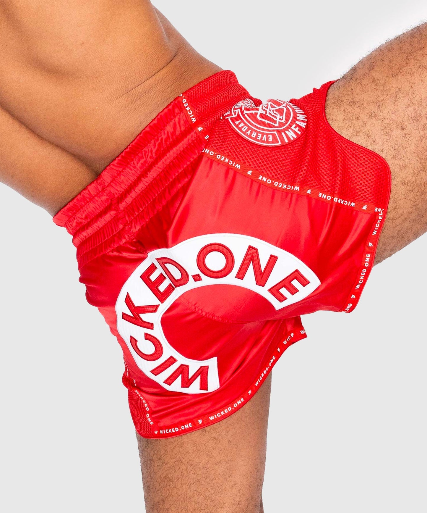 Wicked One Herd Muay Thai Shorts - Rot