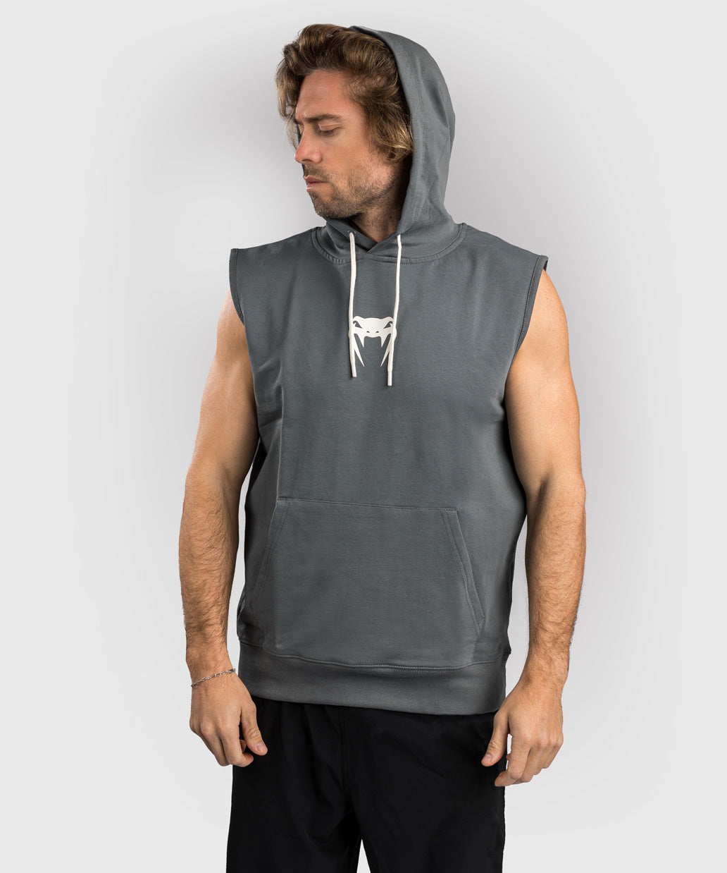 Sweats à capuche sans manches Venum Sparring - Gris tempête
